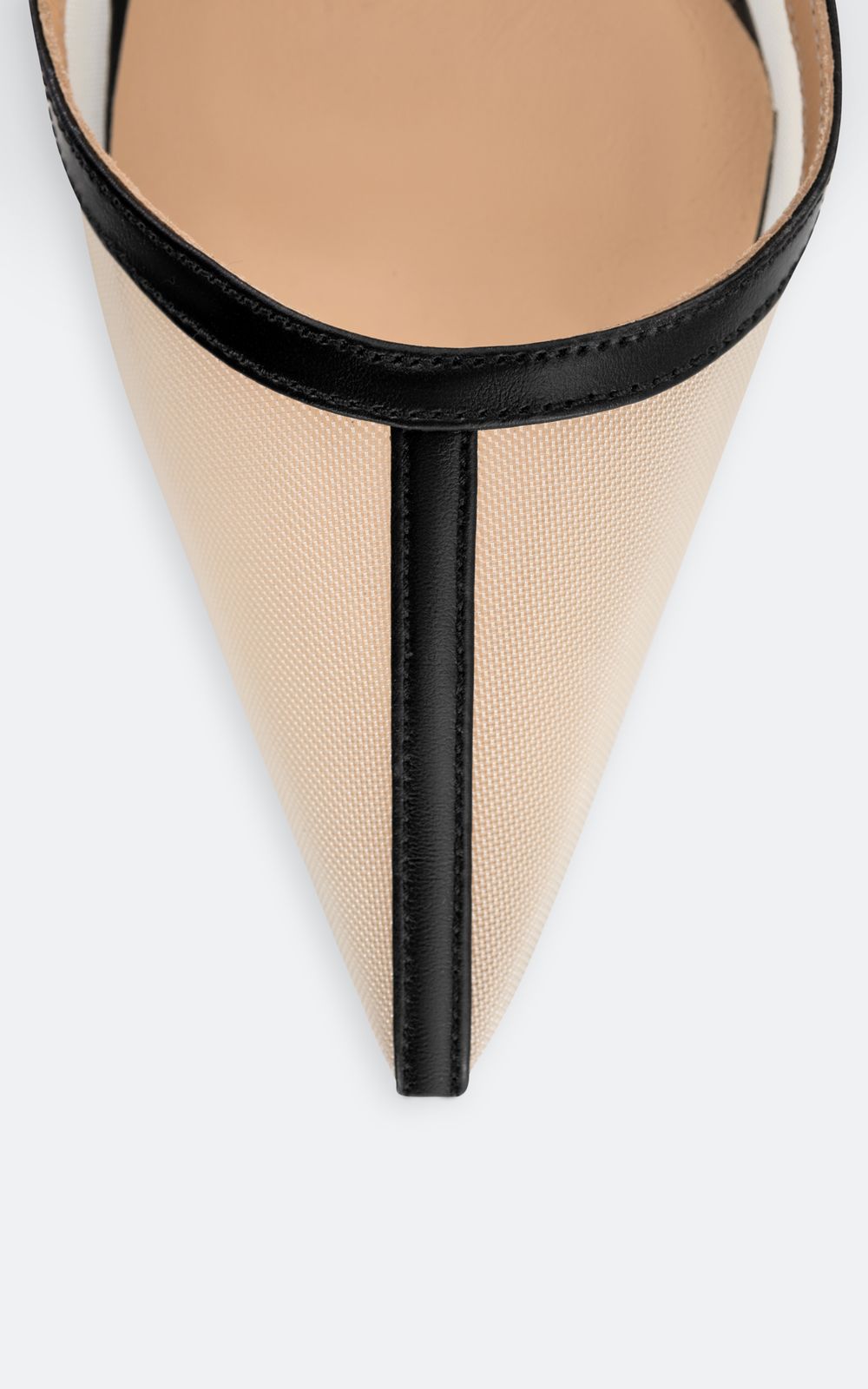 AME Leather Mules with Asymmetric Toe - Black | COOSH