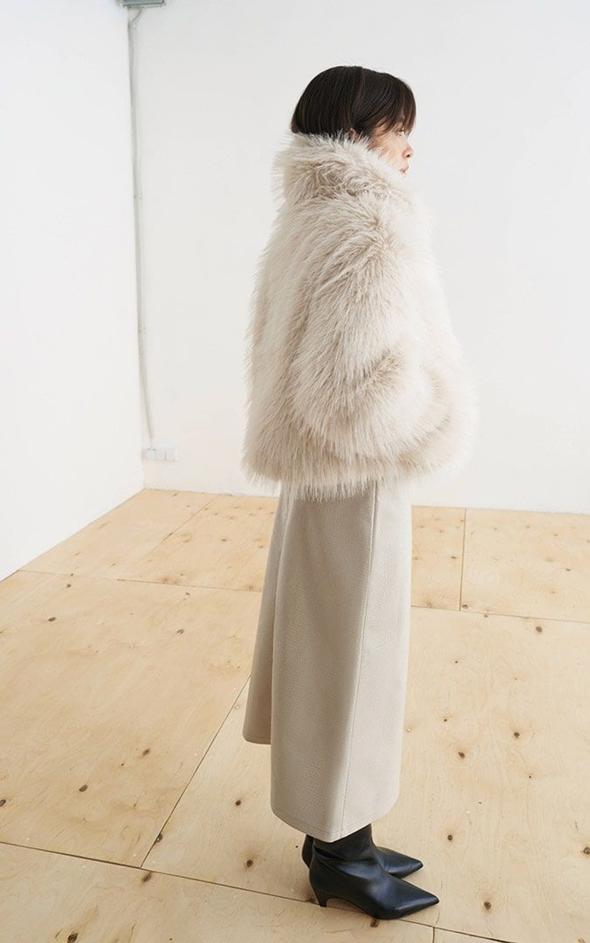 Krótkie Futro JADE ze Sztucznego Futra