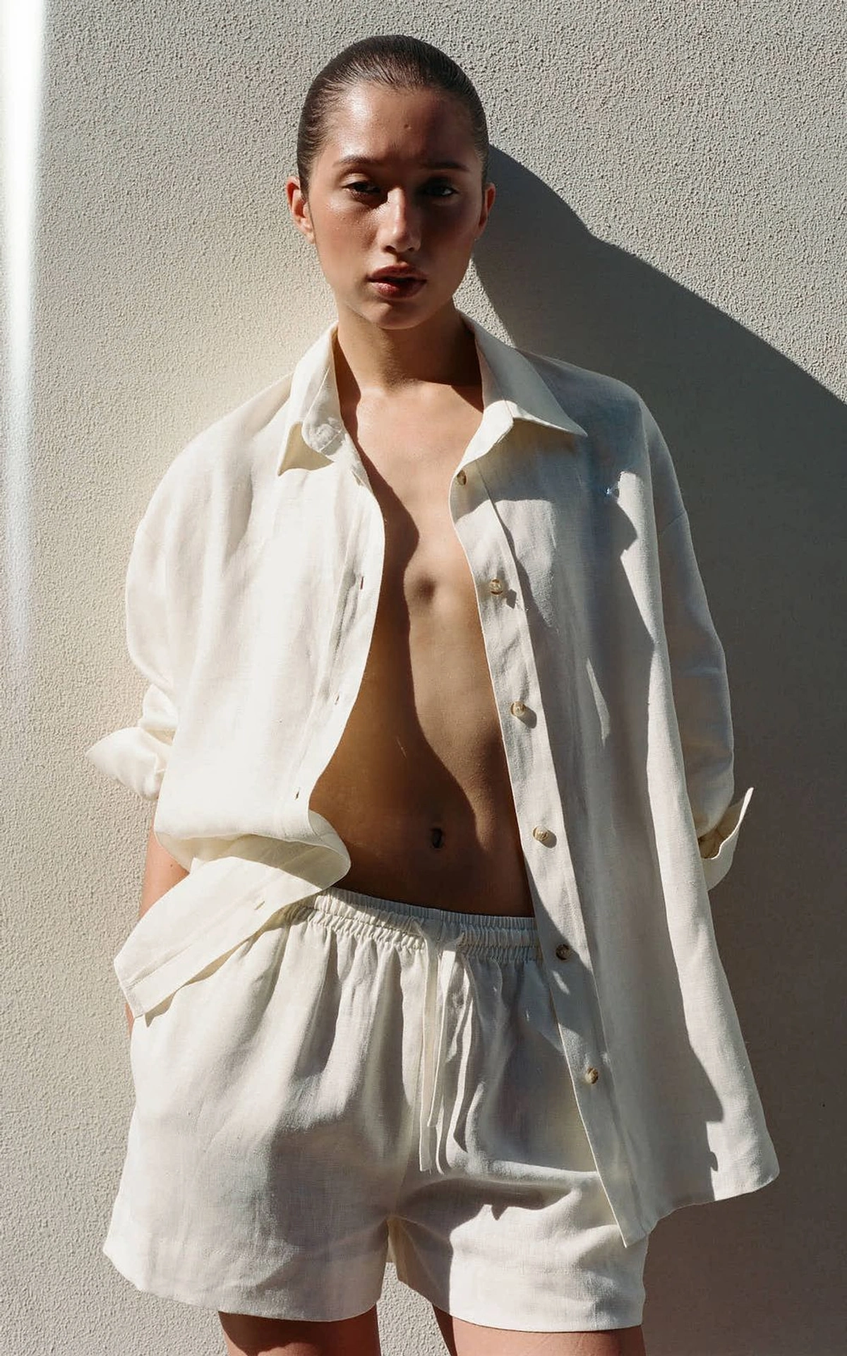 Linen Mini Shorts