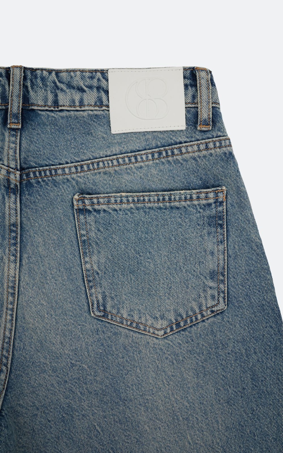 Jeans WIDE-LEG with Decorative Cut-Outs