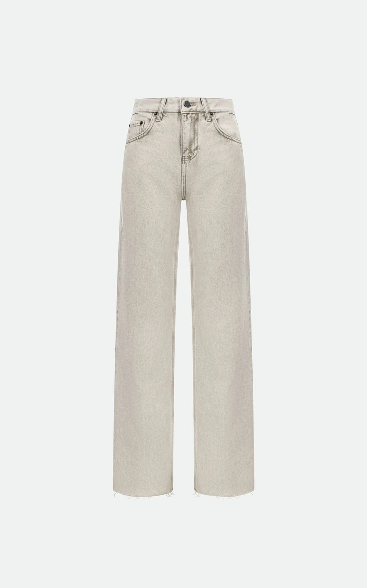 Jeans RELAXED with Raw Hem
