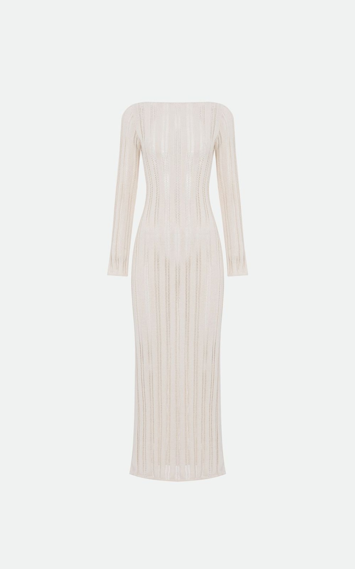 Hollow Knit Maxi Dress