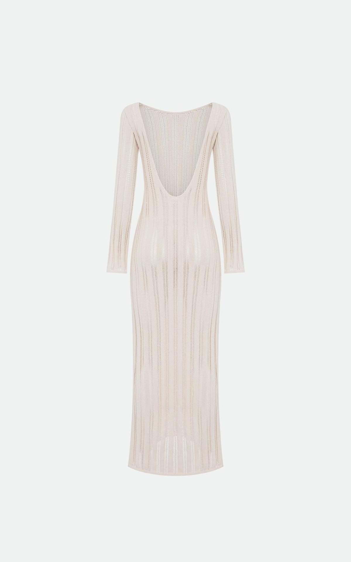Hollow Knit Maxi Dress