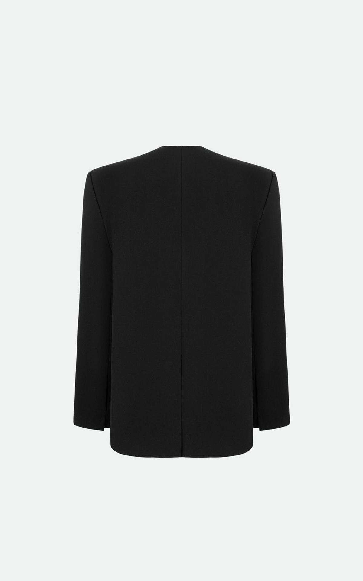 Collarless Tailored Jacket