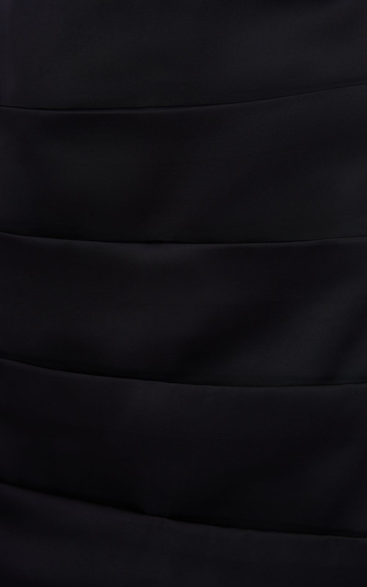 Gathered Satin Mini Skirt