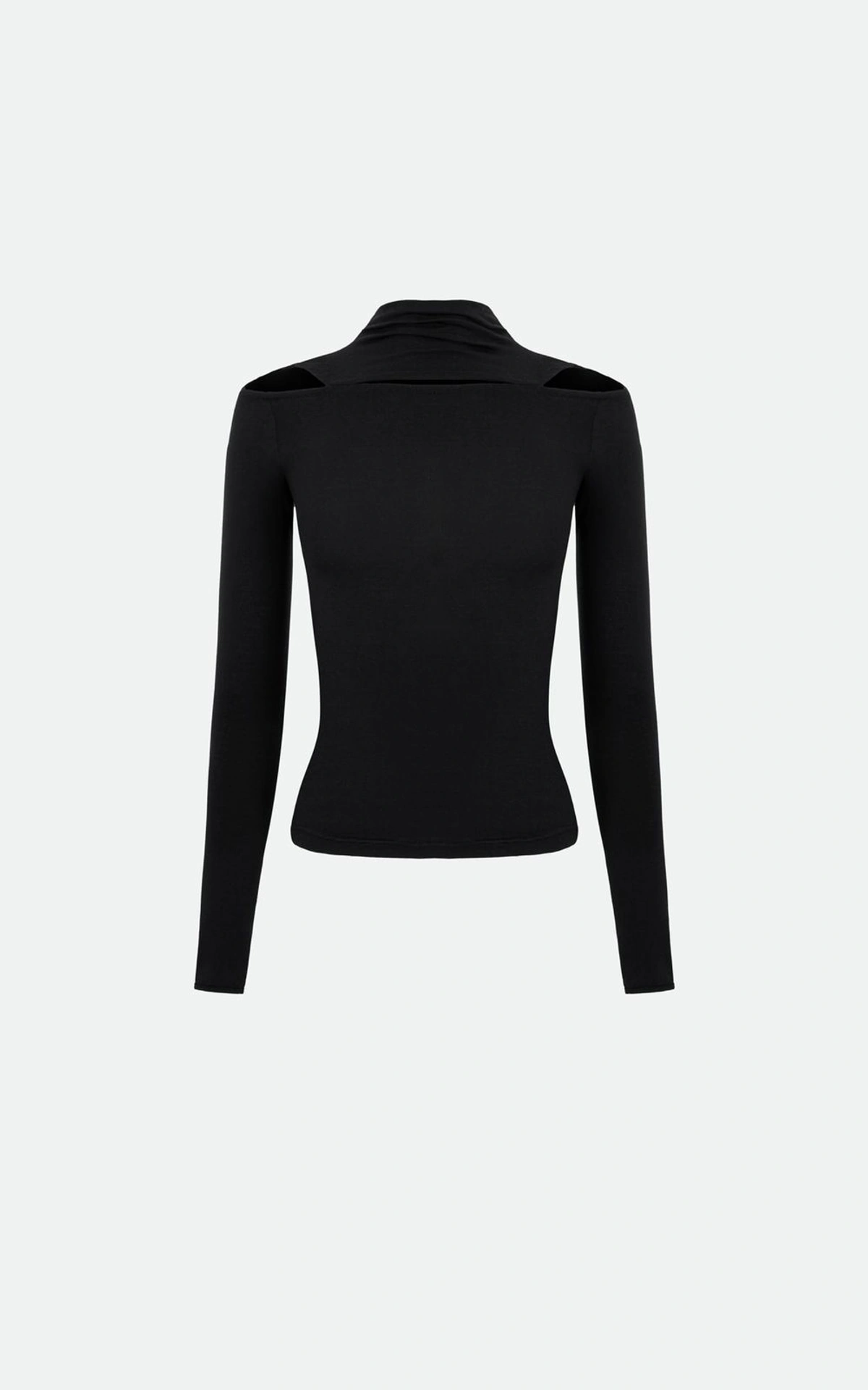 Longsleeve z wycięciami na ramionach