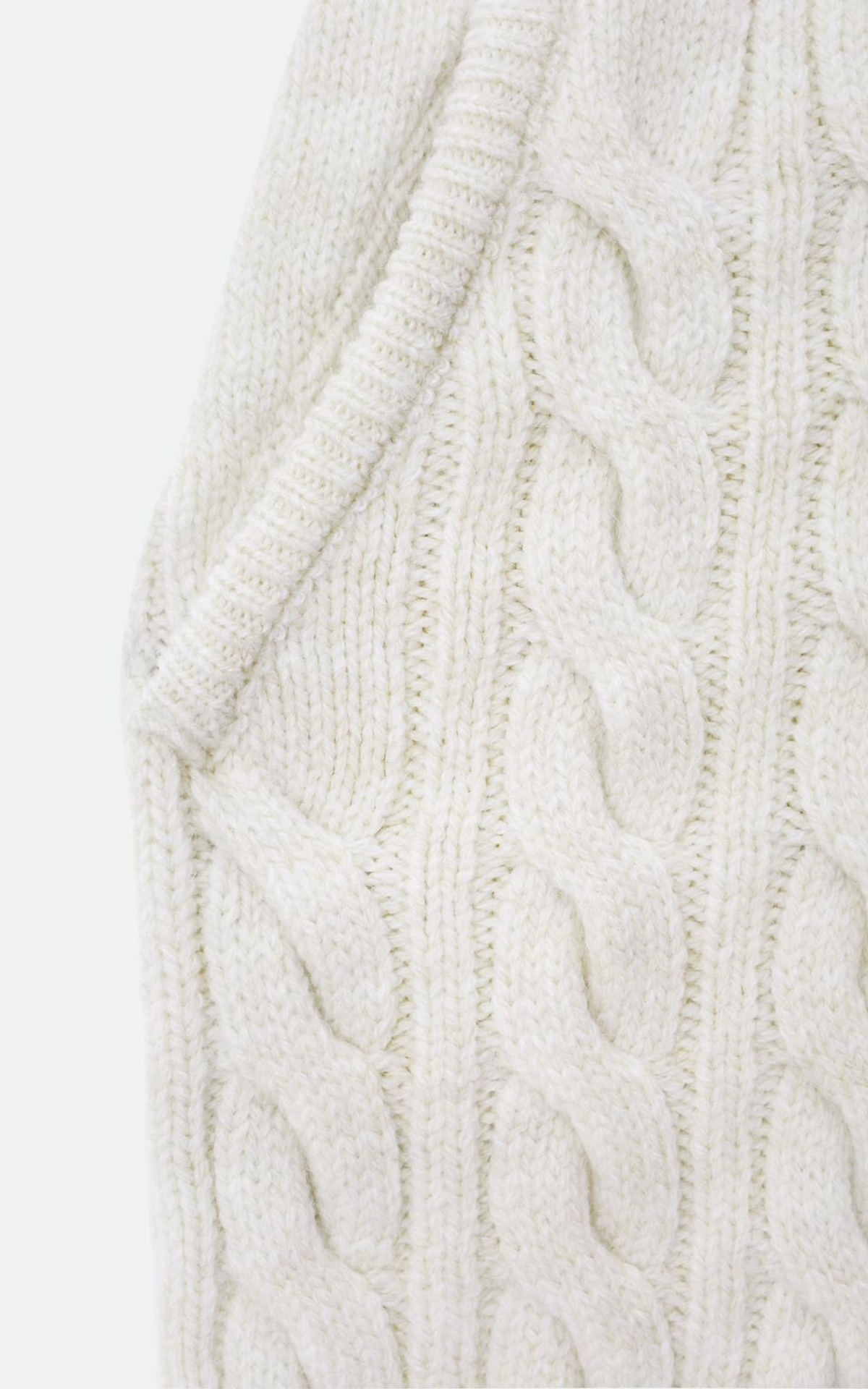 Cable-Knit Wool Shorts