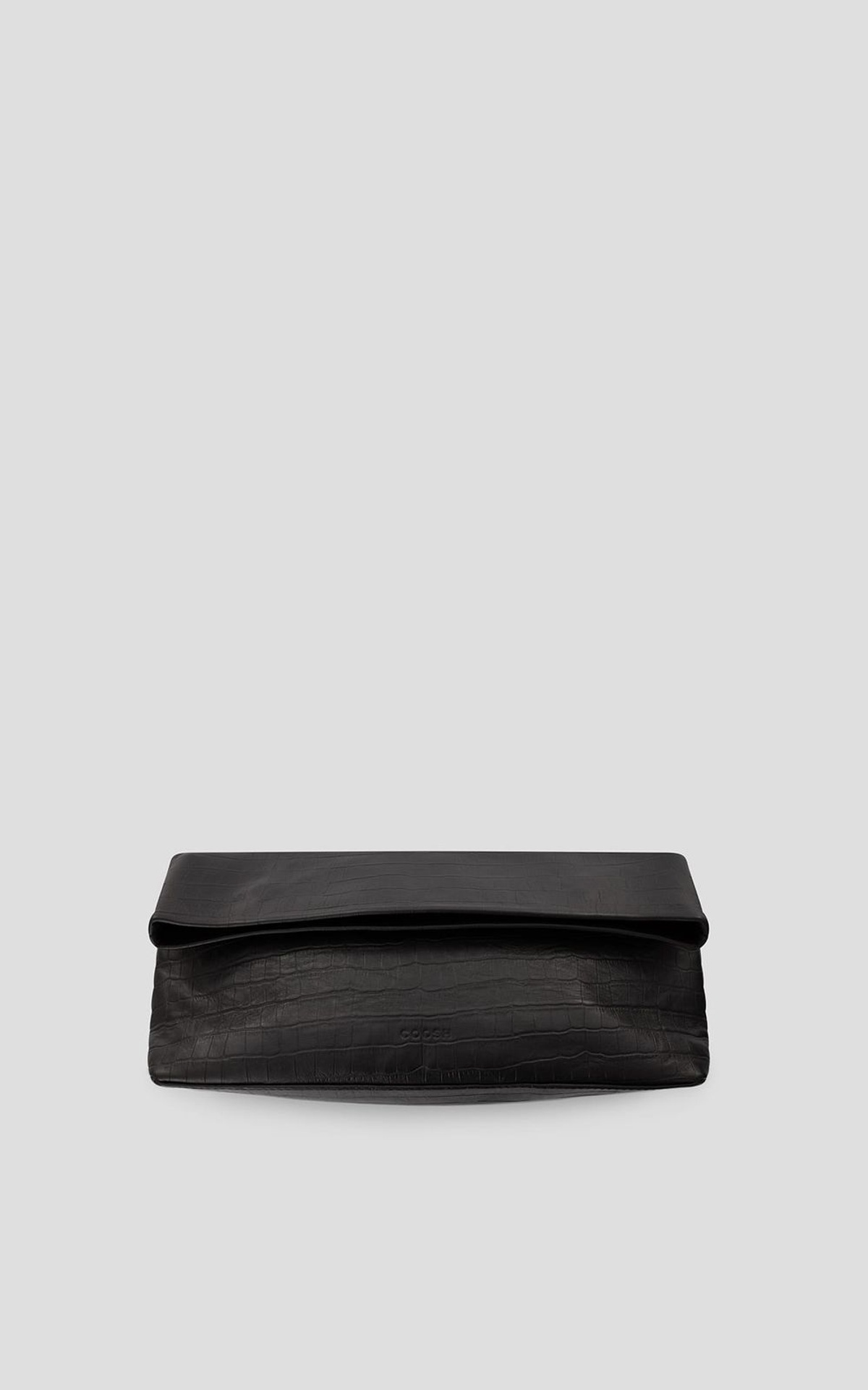 GIA Textured Leather Origami Clutch