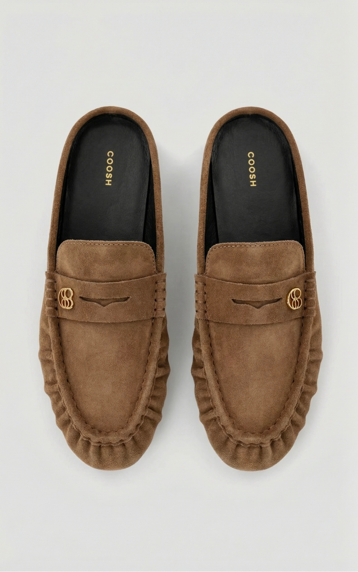 Suede Mule Loafers