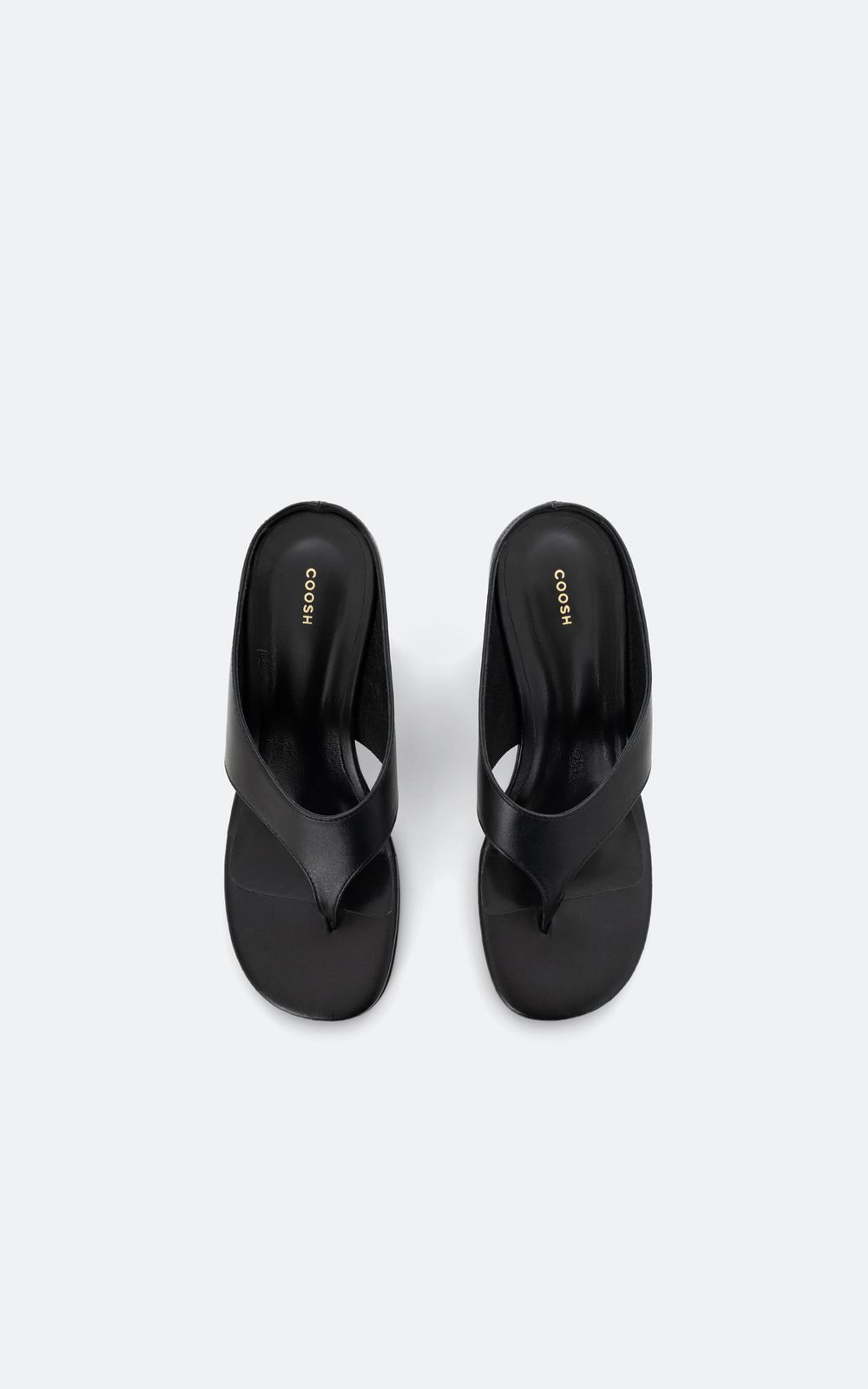 Wedge Sliders AYLA in Genuine Leather