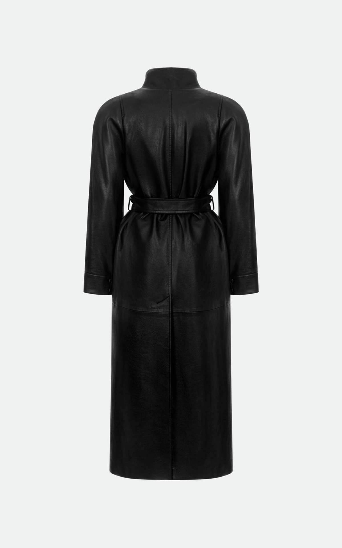 NEA Premium Faux Leather Trench Coat
