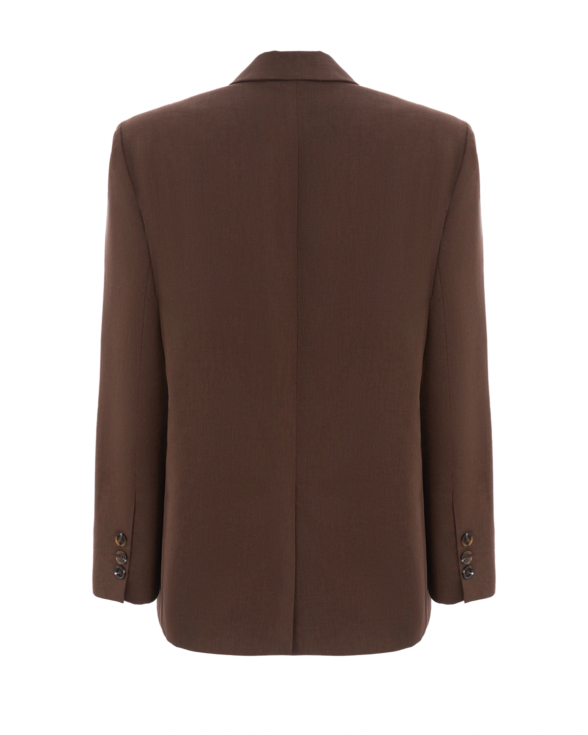 Single-breasted Blazer with Strap Detail