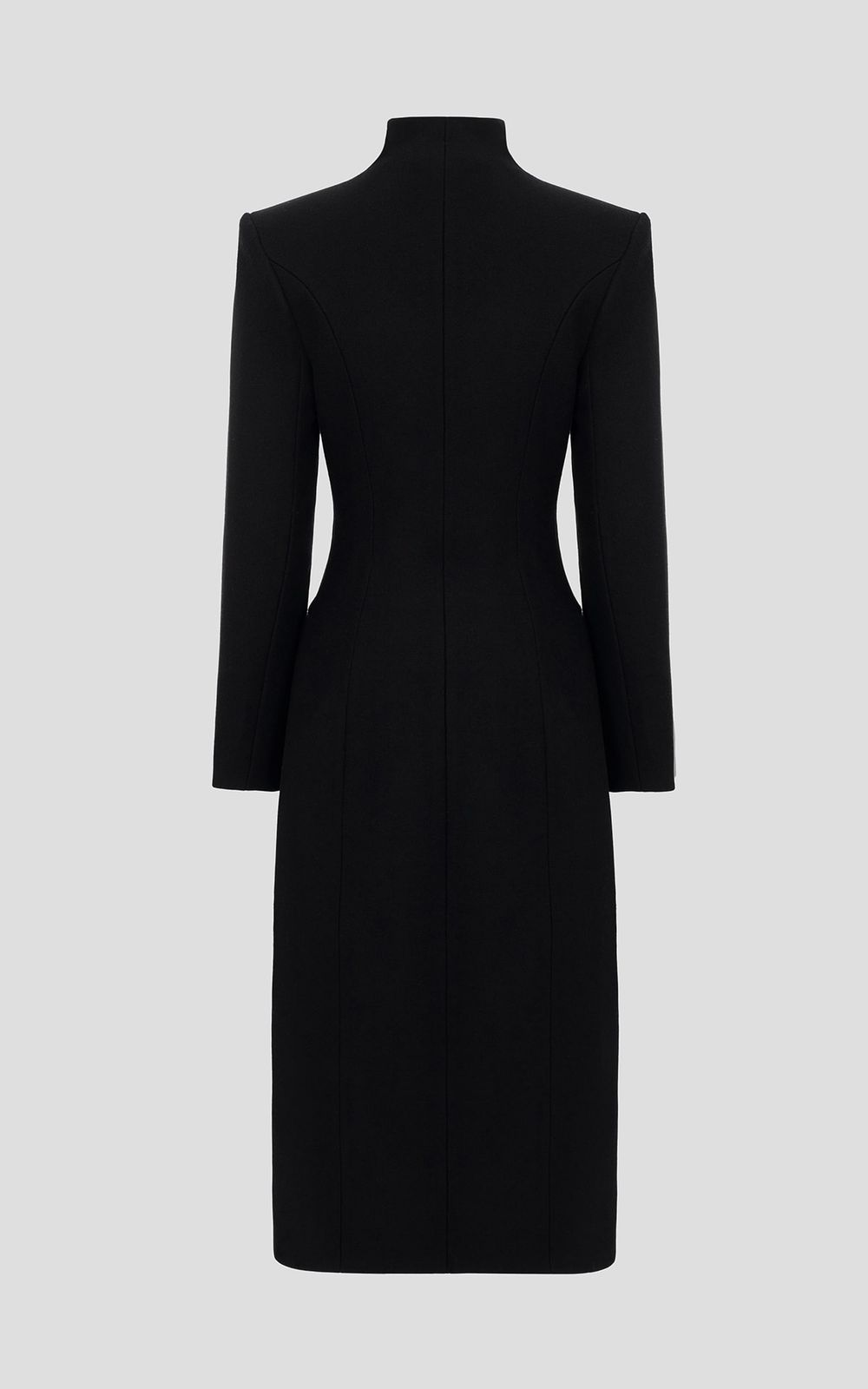 MELANIA Fitted Kimono Coat - Black | COOSH