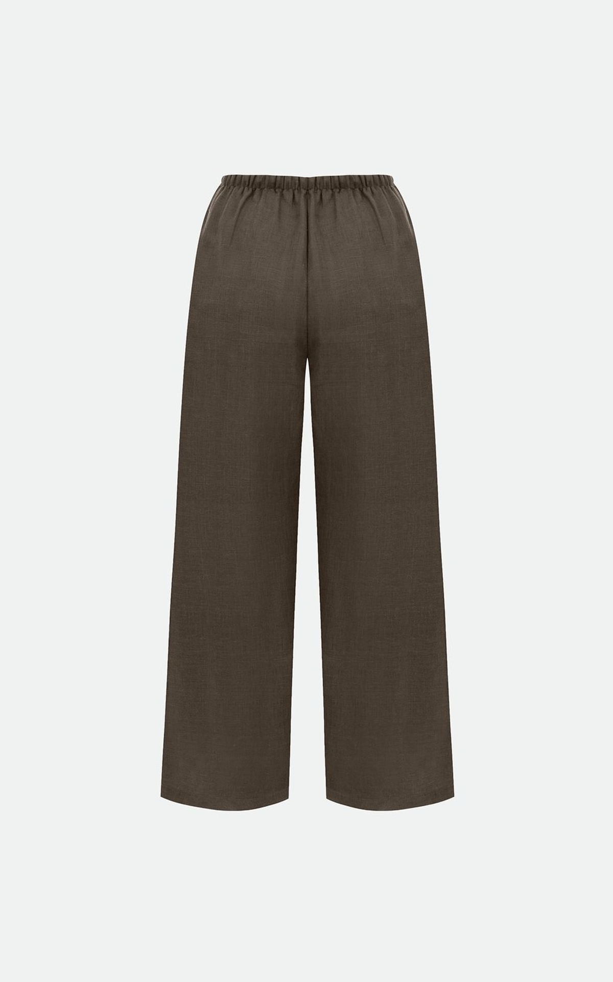 Linen Pants with Elastic Waist