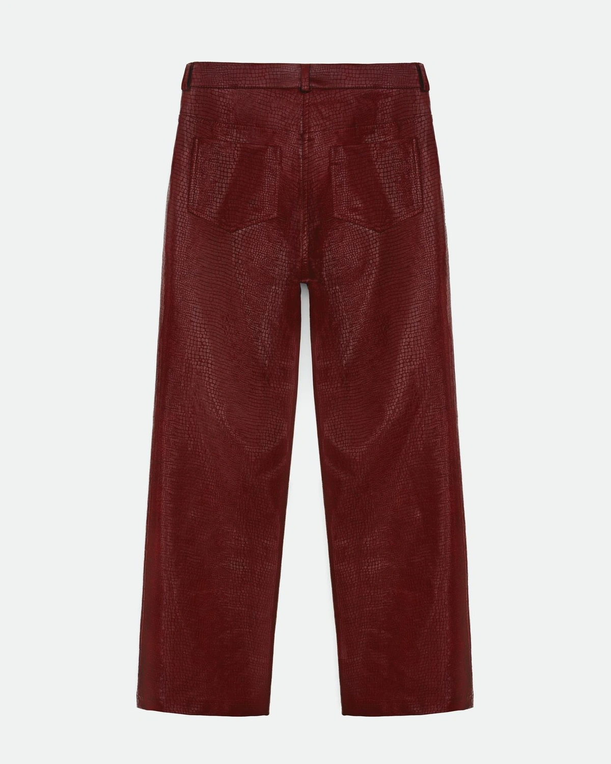 Textured Leather Pants