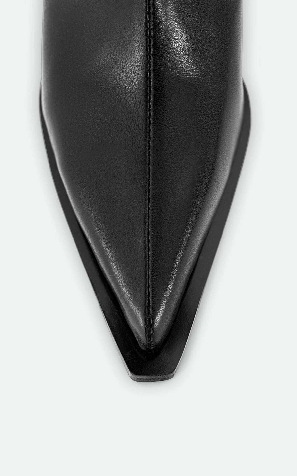 Leather Knee High Cowboy Boots