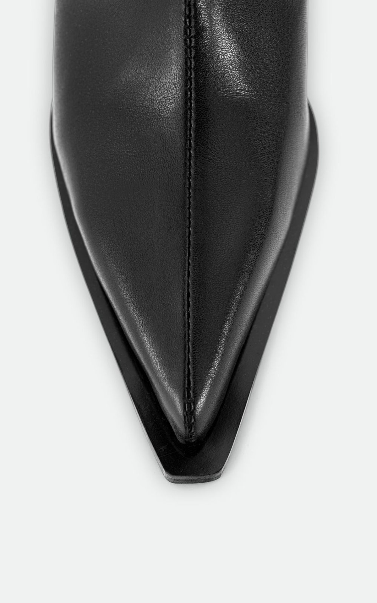 Leather Knee High Cowboy Boots