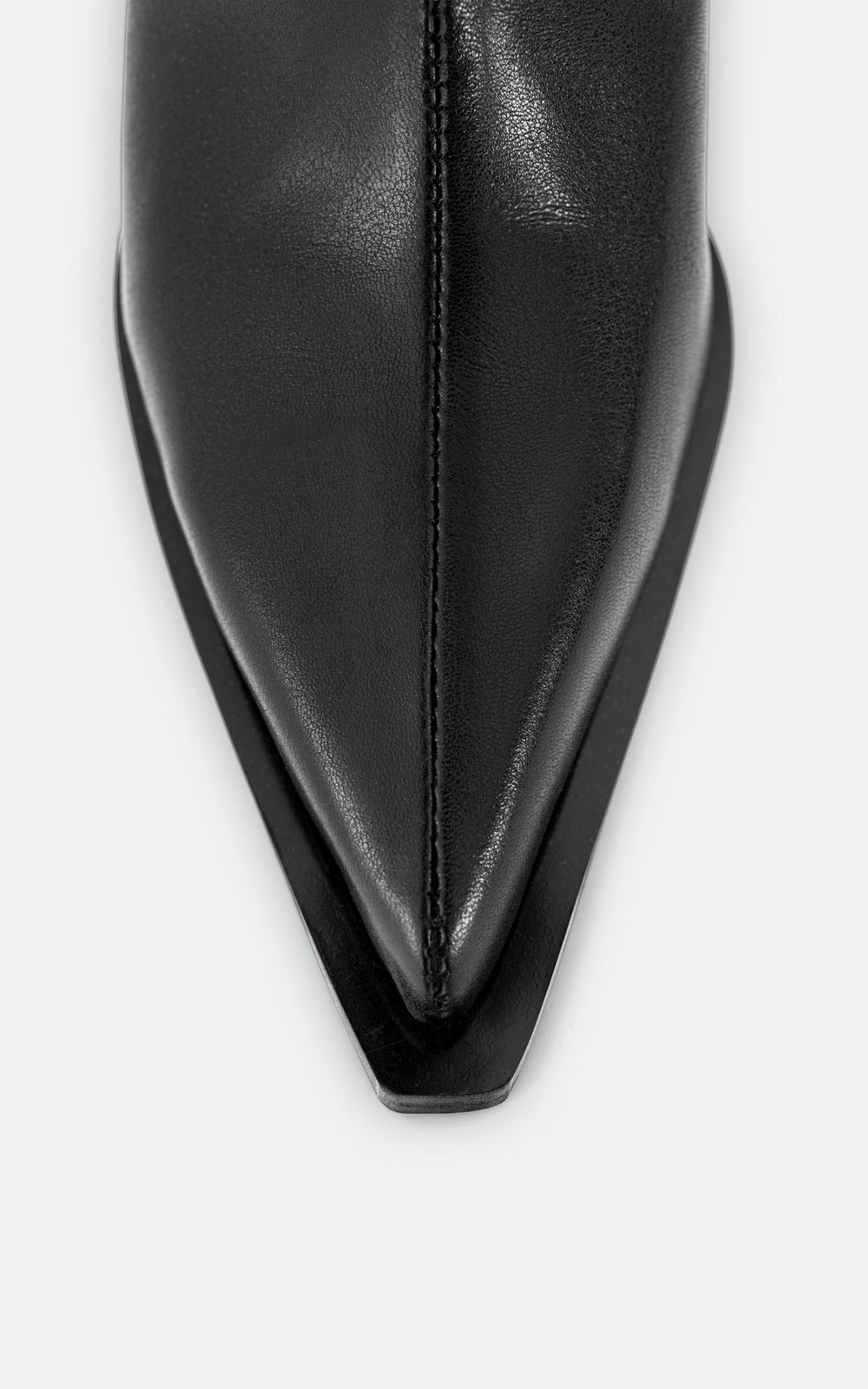 Leather Knee High Cowboy Boots
