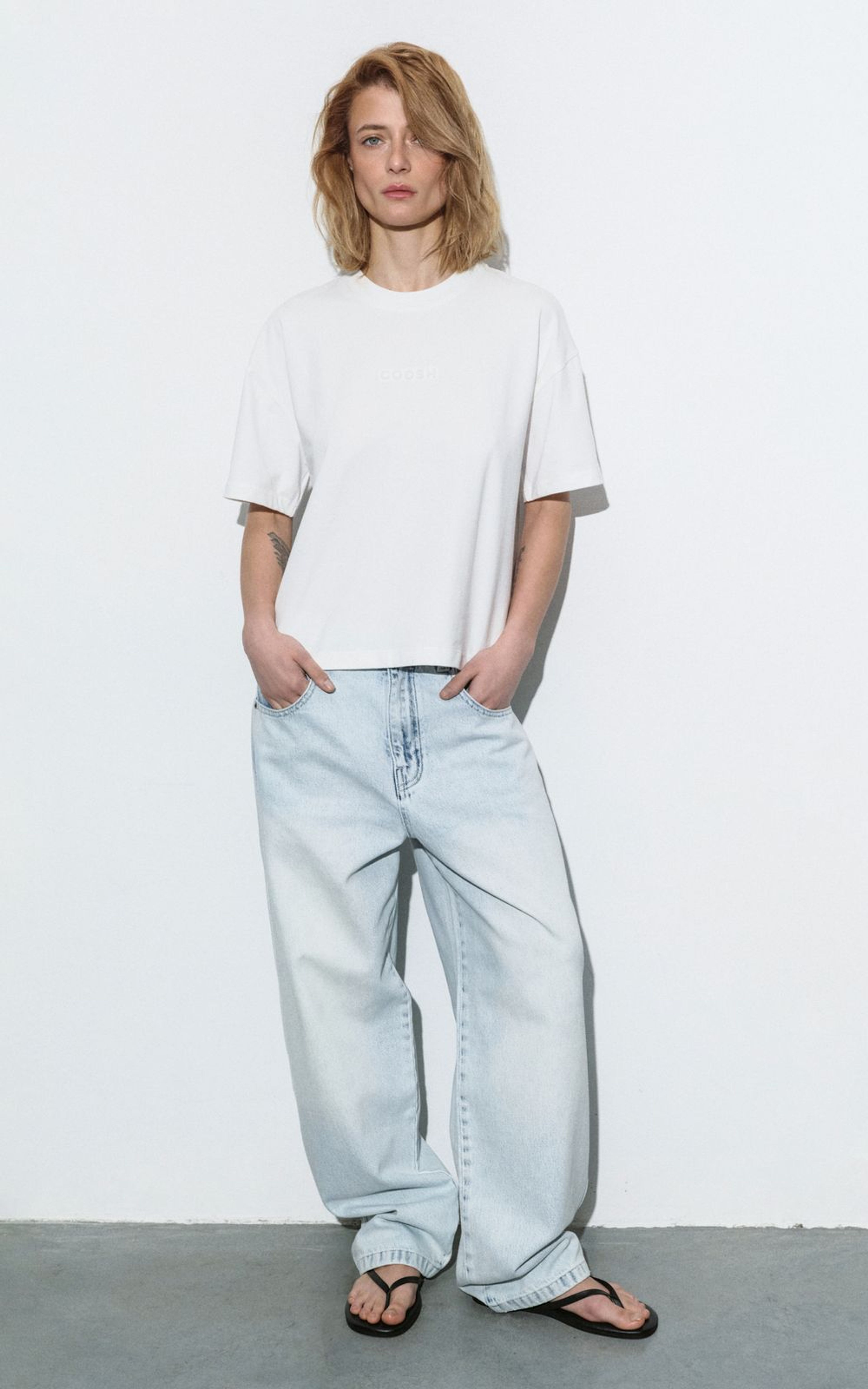 T-shirt with Embossed COOSH Logo