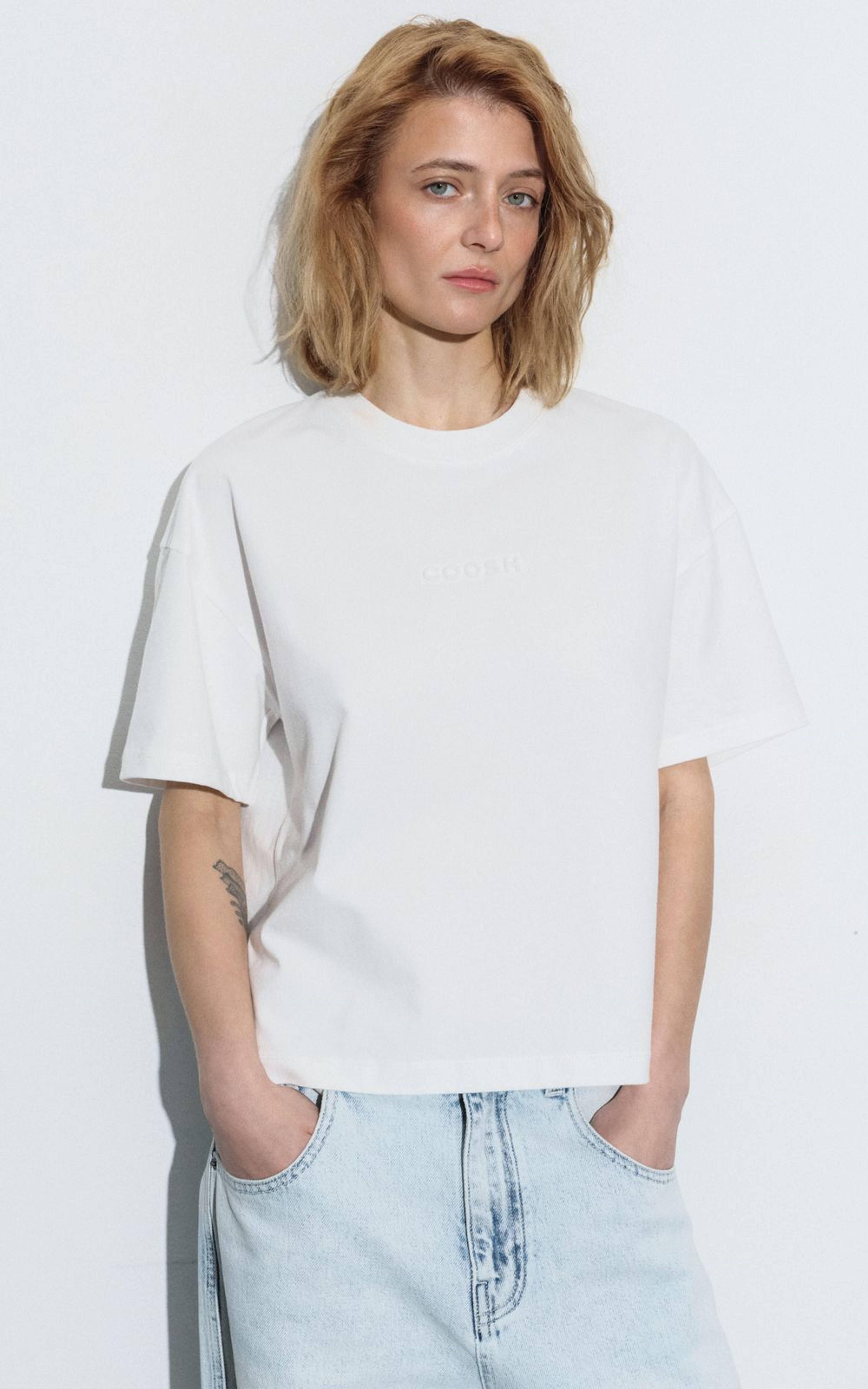 T-shirt with Embossed COOSH Logo