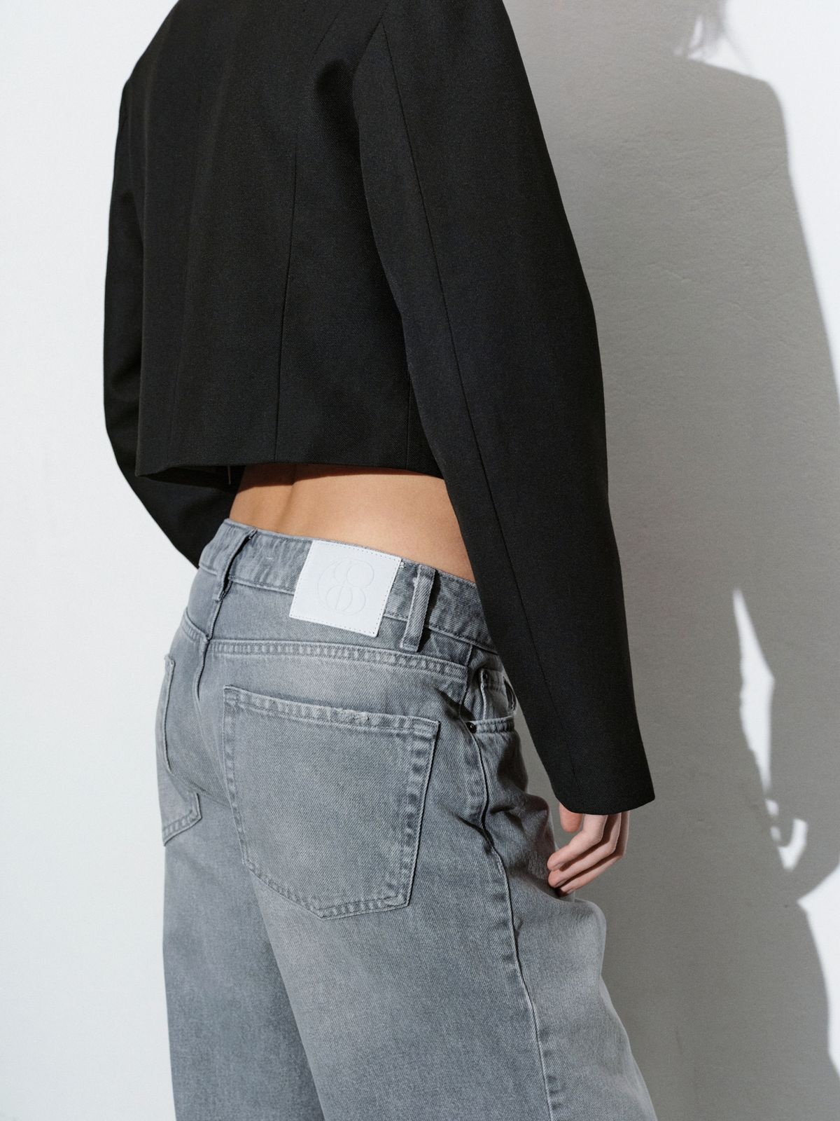 Mid-Rise Jeans with Cuffs
