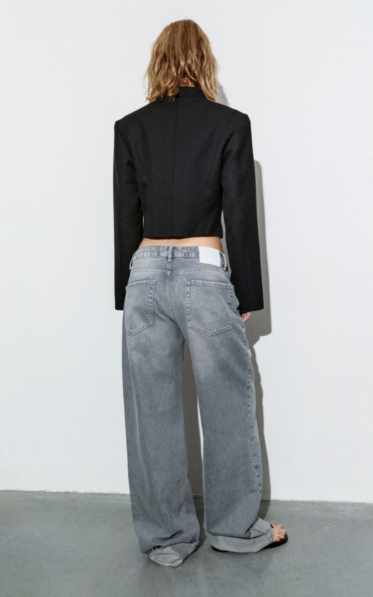 Mid-Rise Jeans with Cuffs