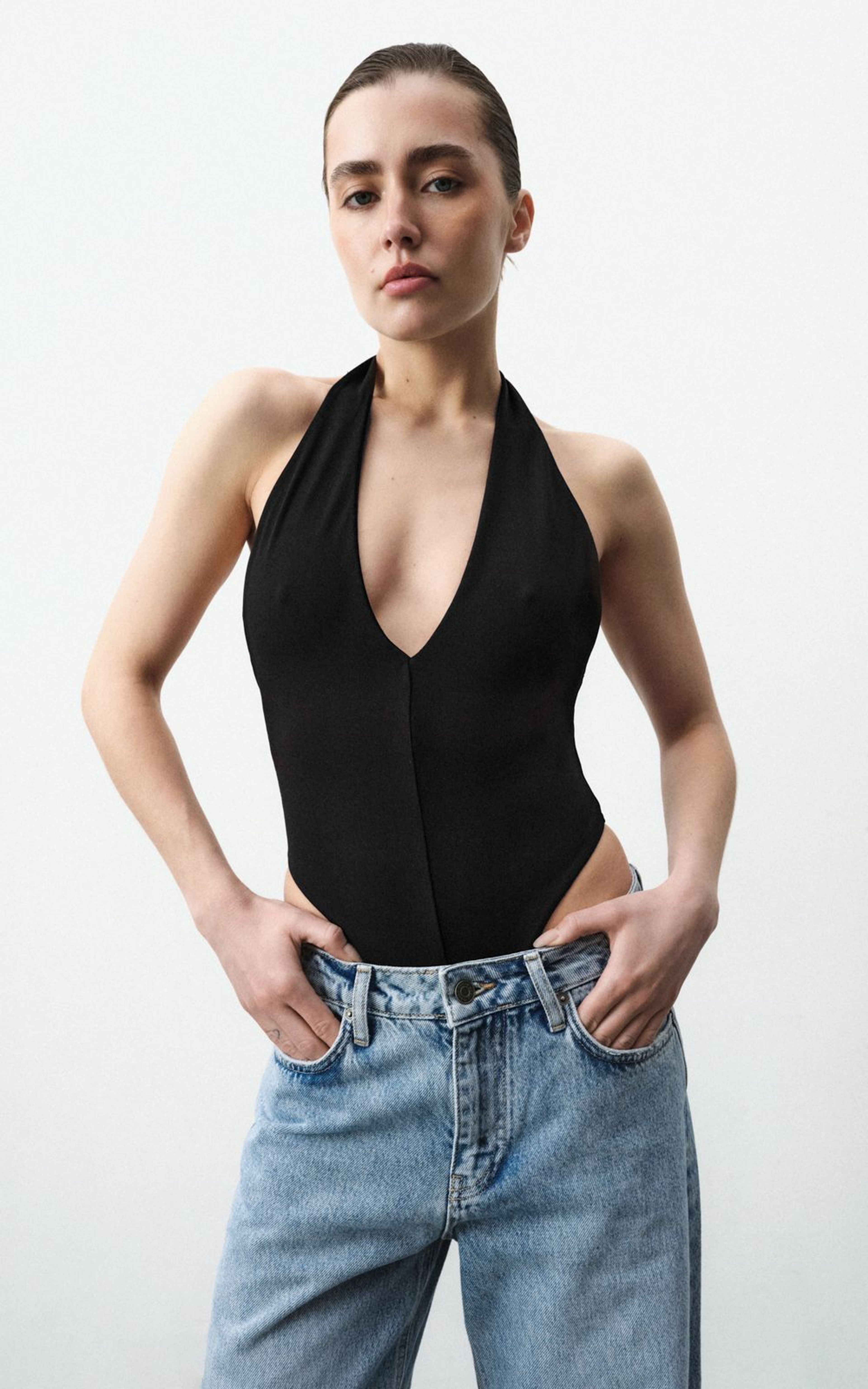 V-Neck Bodysuit LAYLA