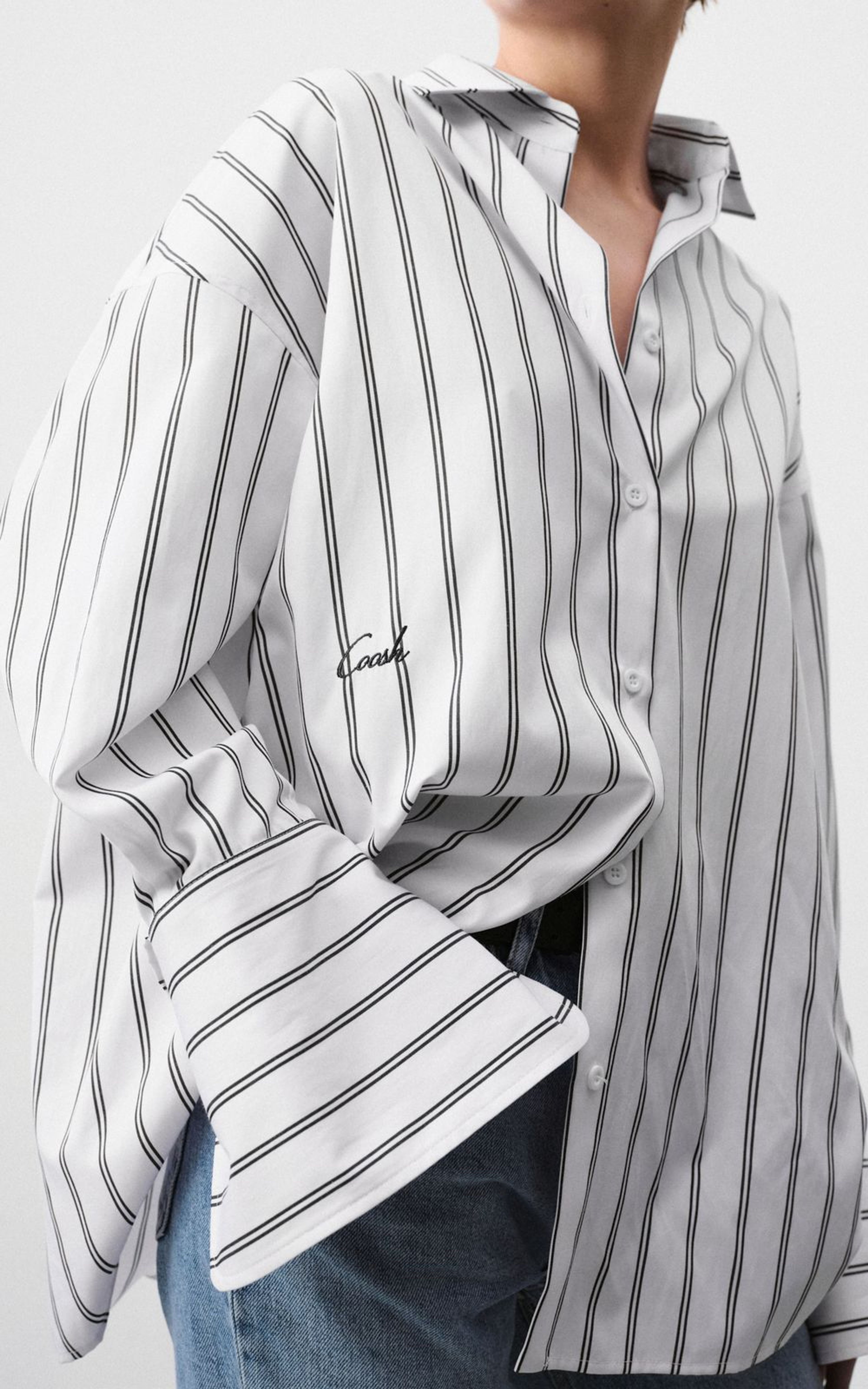 Straight-cut Striped Shirt