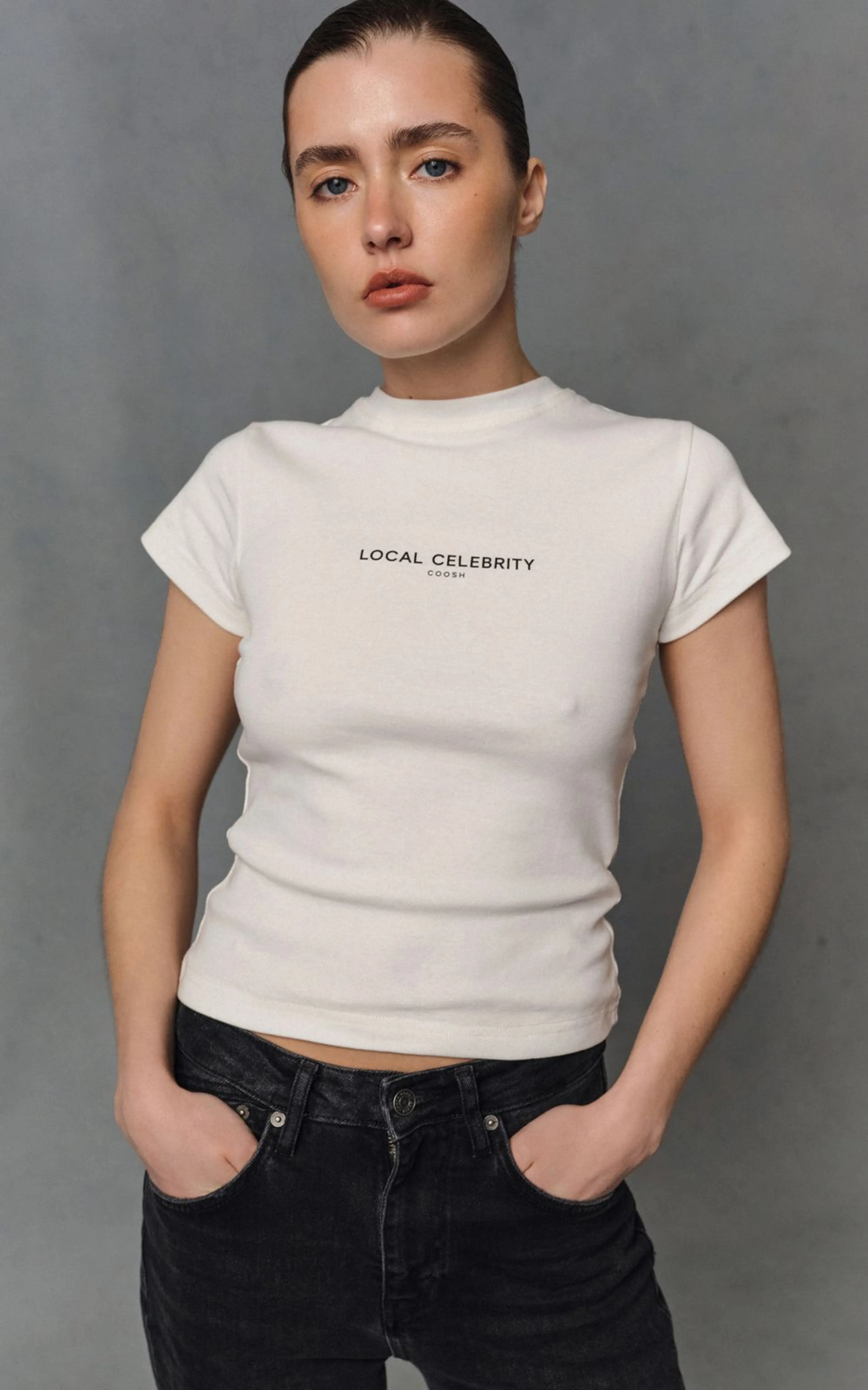 LOCAL CELEBRITY Fitted T-Shirt