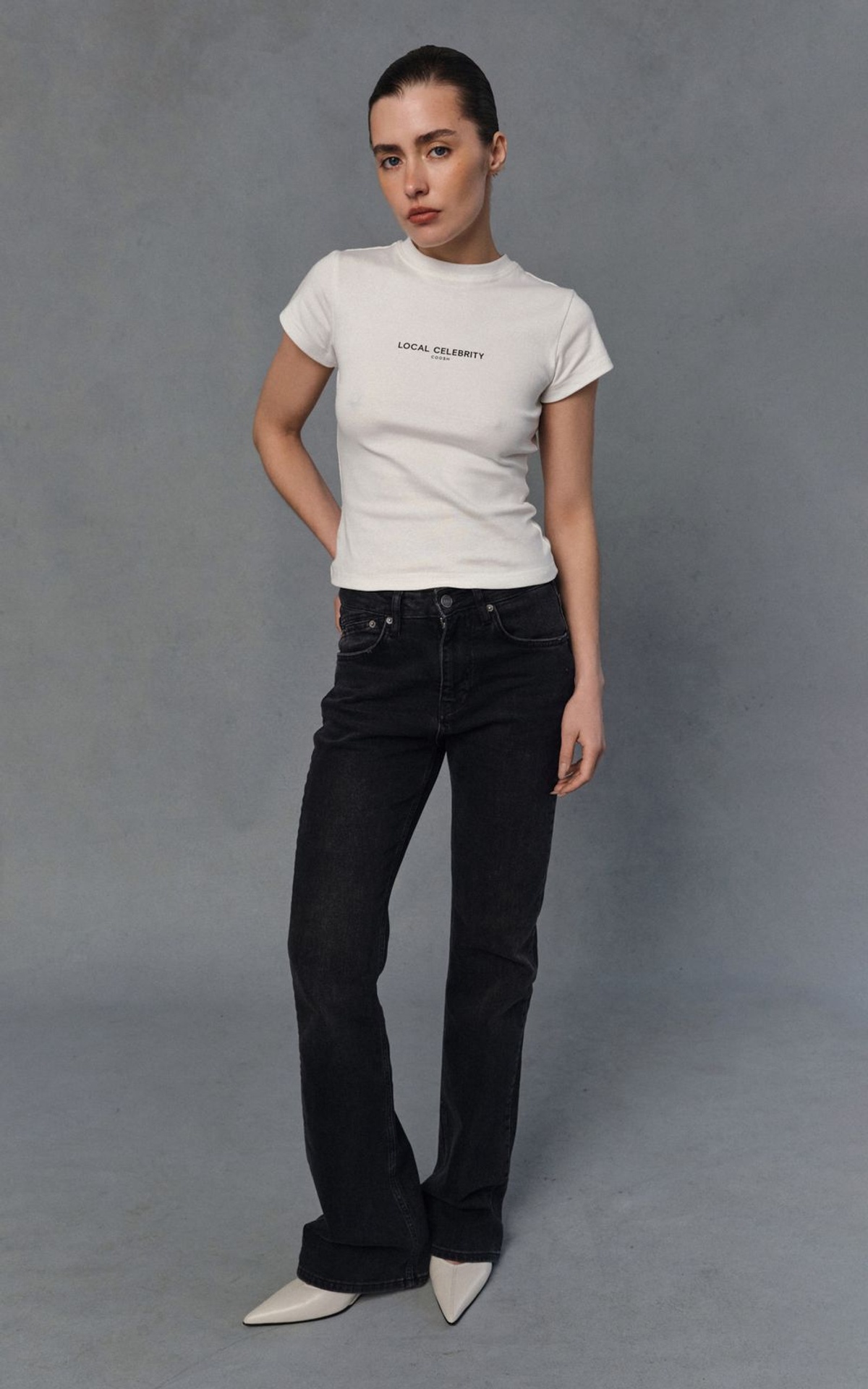 LOCALLY CELEBRITY Fitted T-Shirt