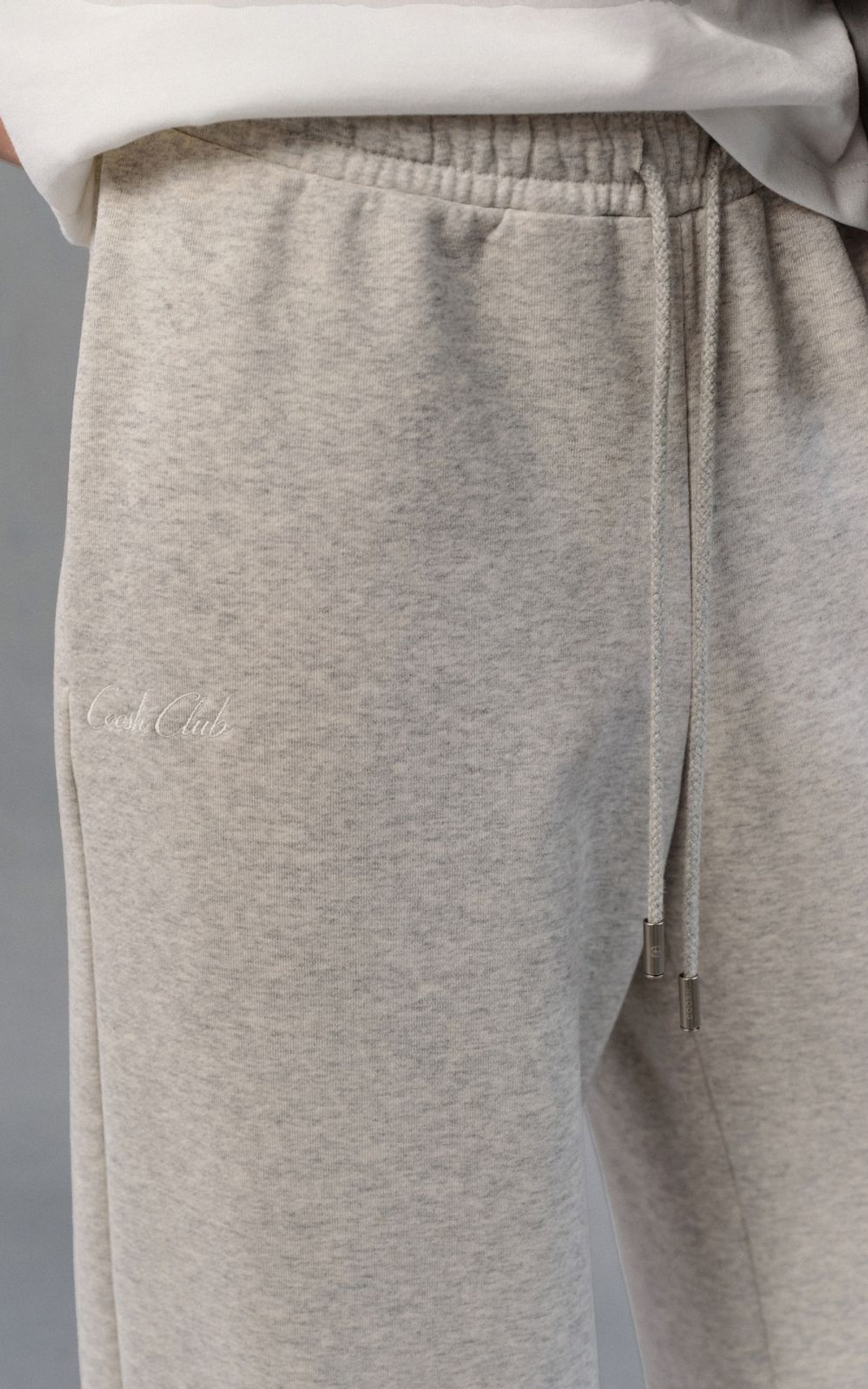 Straight-Leg Sweatpants with Elastic Waist