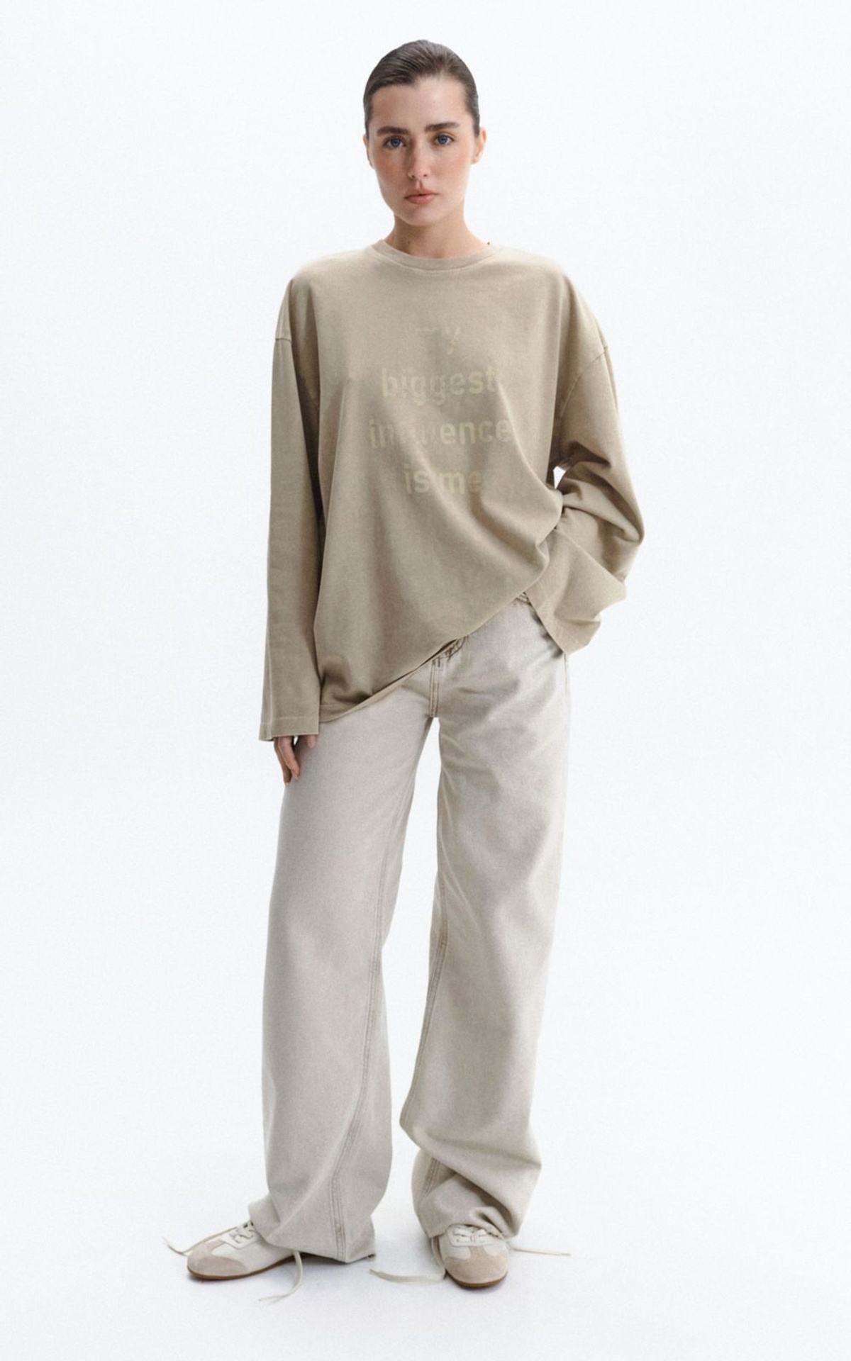 Cotton Longsleeve with Vintage Effect