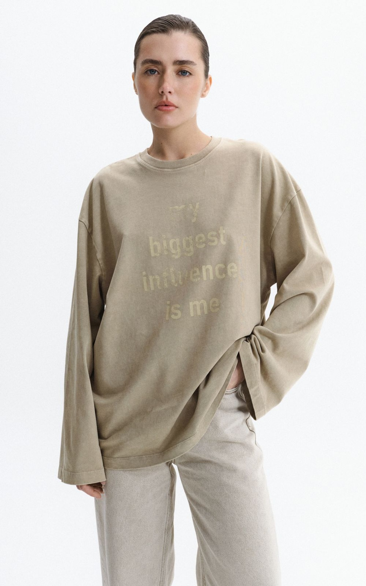 Cotton Longsleeve with Vintage Effect