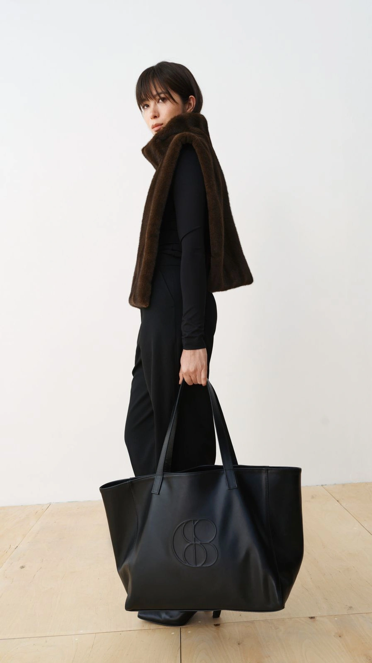 COOSH TOTE BAG in Leather