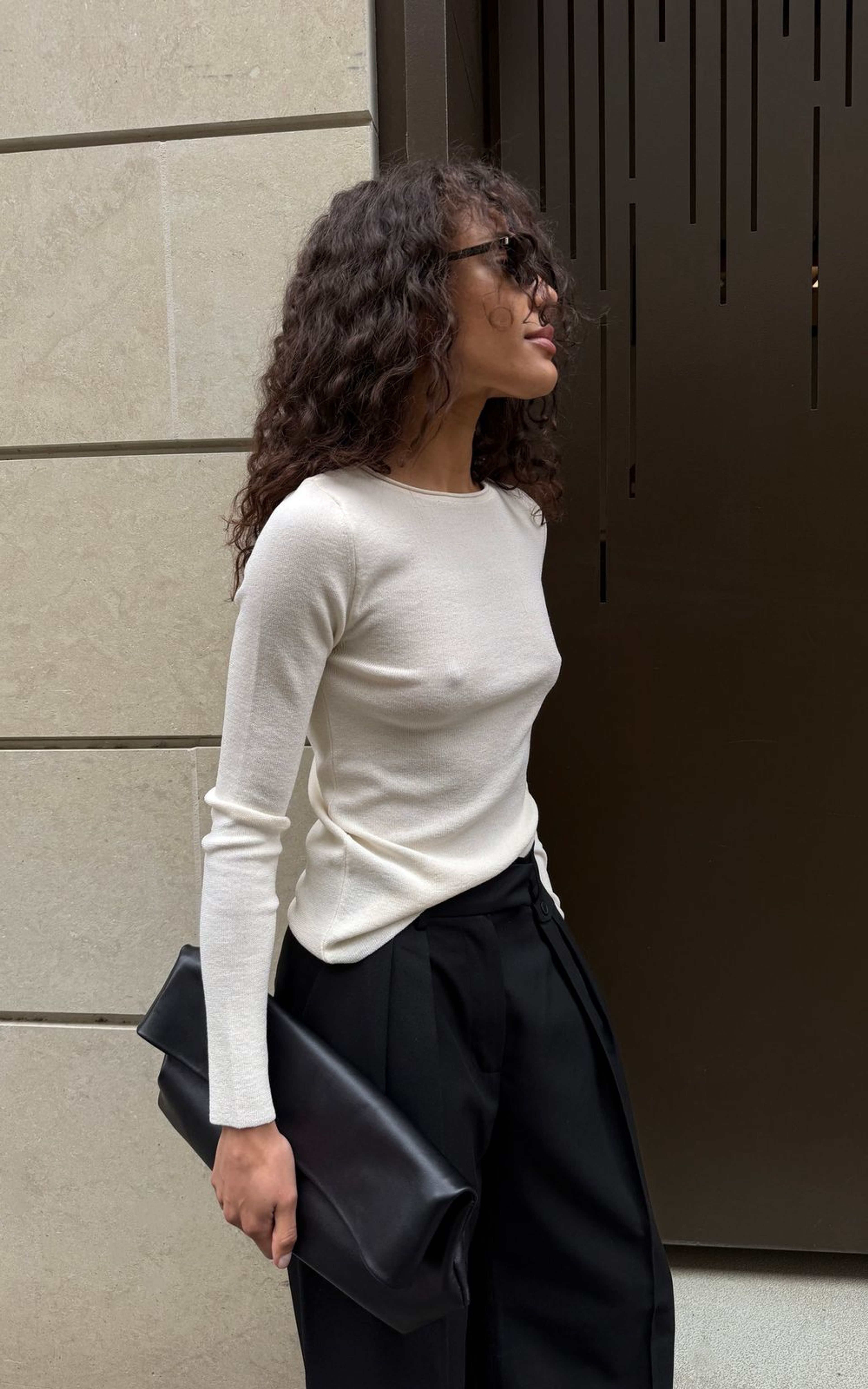 Knitted Longsleeve with Crew Neck