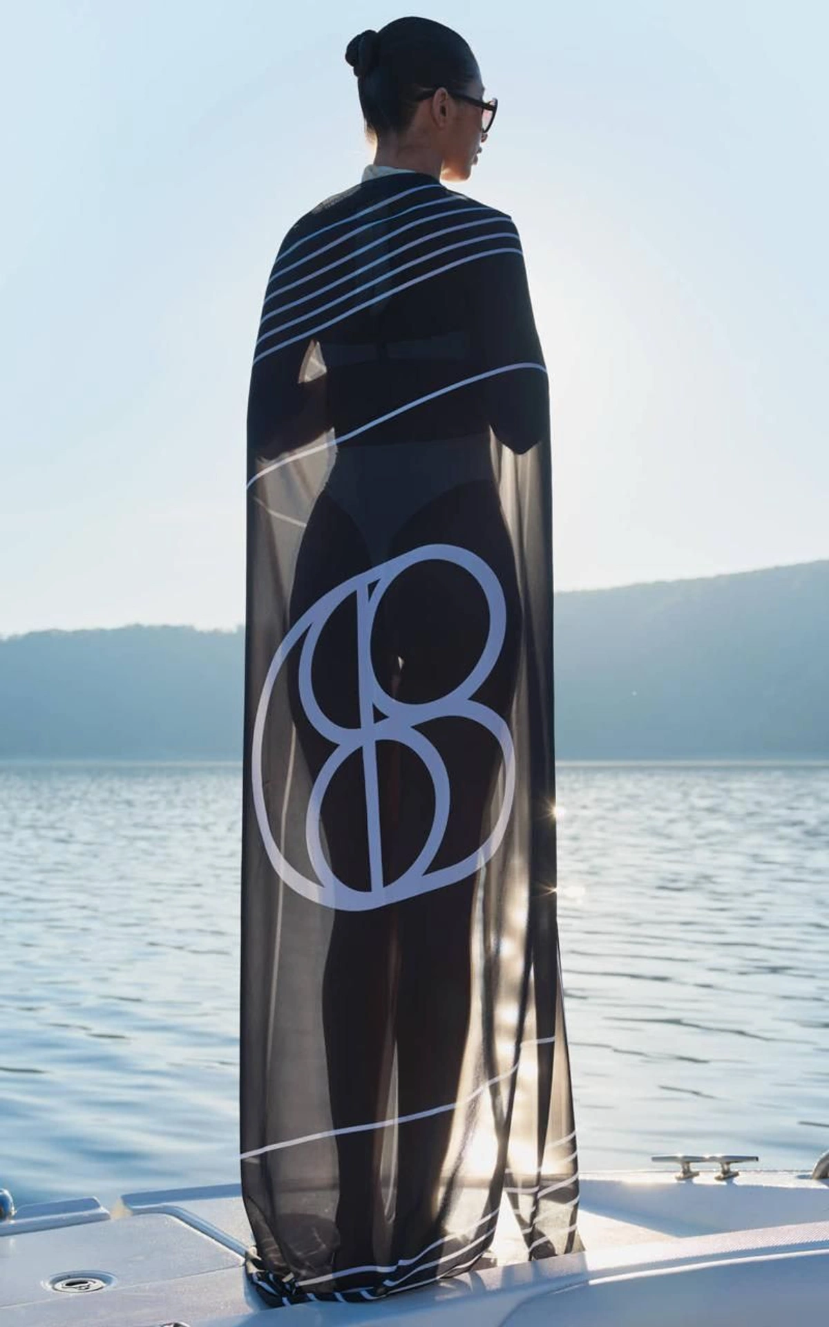 Semi-Sheer Beach Pareo with COOSH Monogram