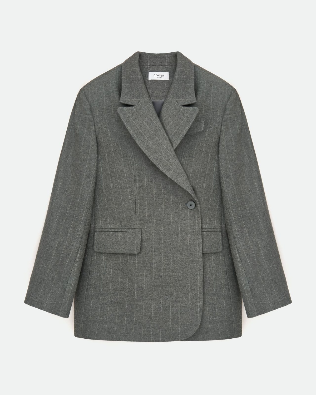 Striped Wool Transformer Blazer JIL