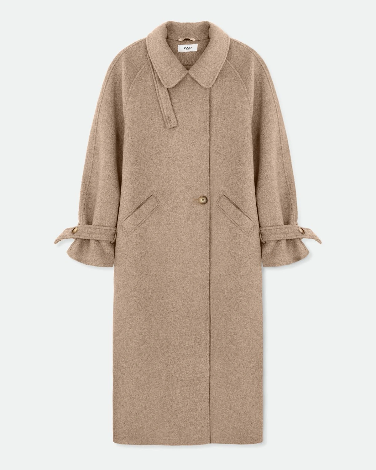 Wool Coat MARGOT with Tie Belt