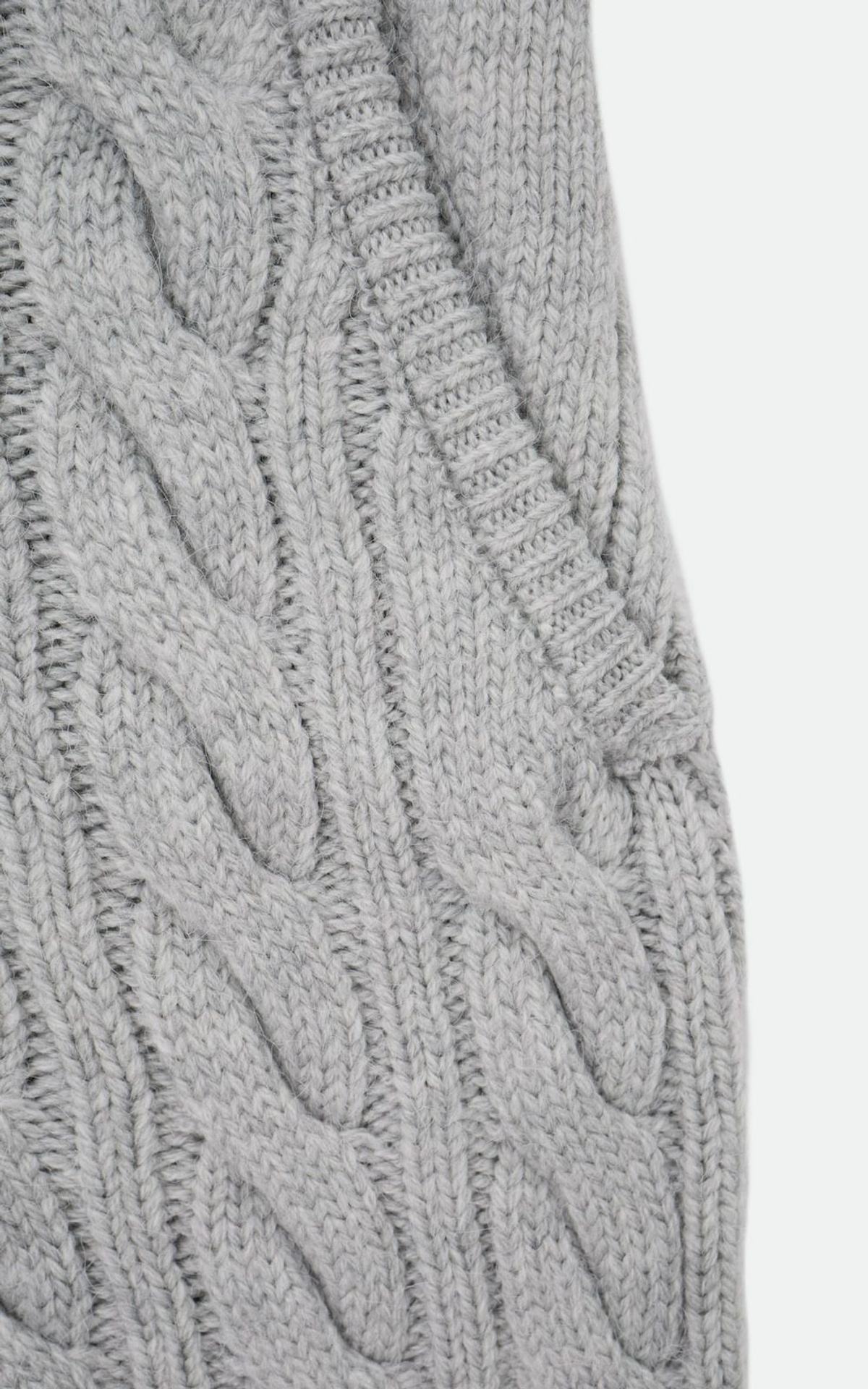 Cable-Knit Wool Shorts