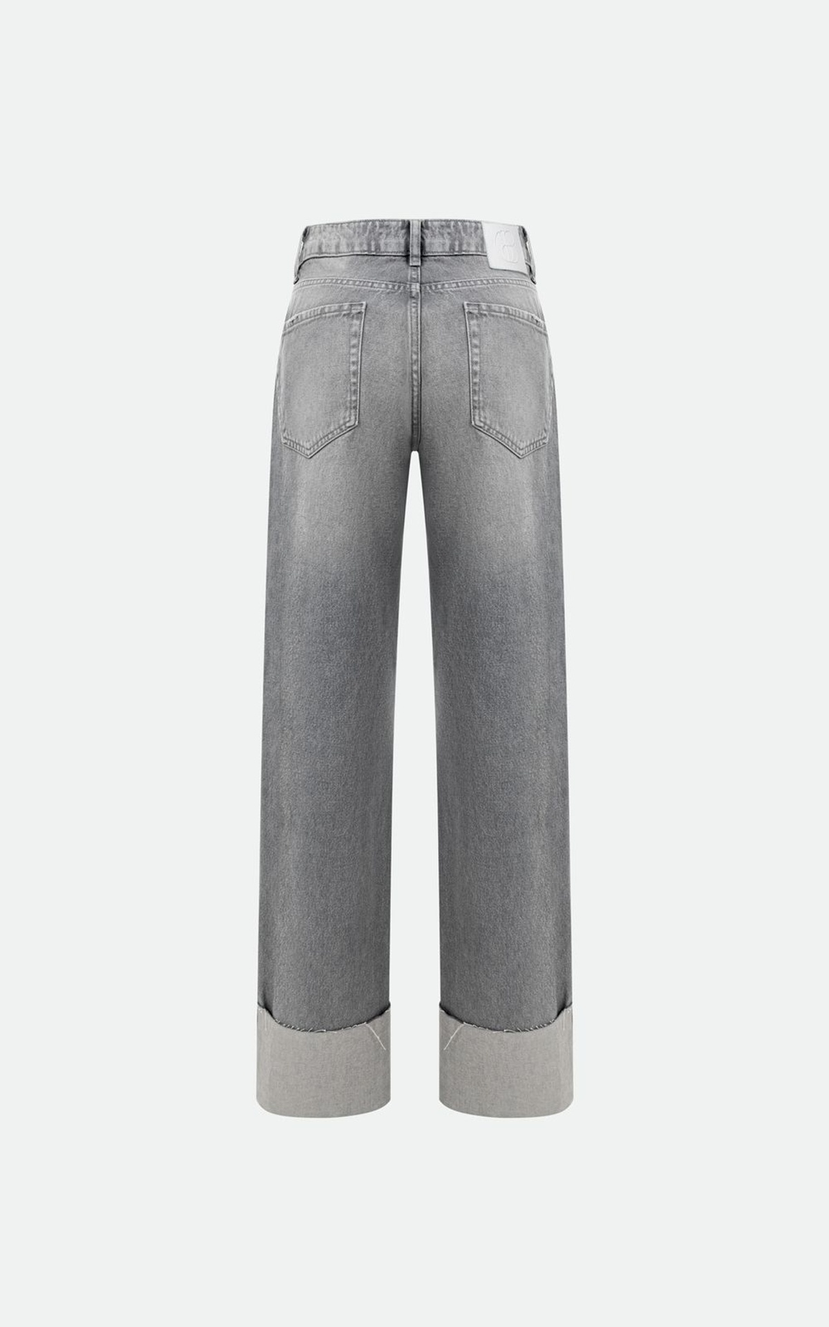 Mid-Rise Jeans with Cuffs