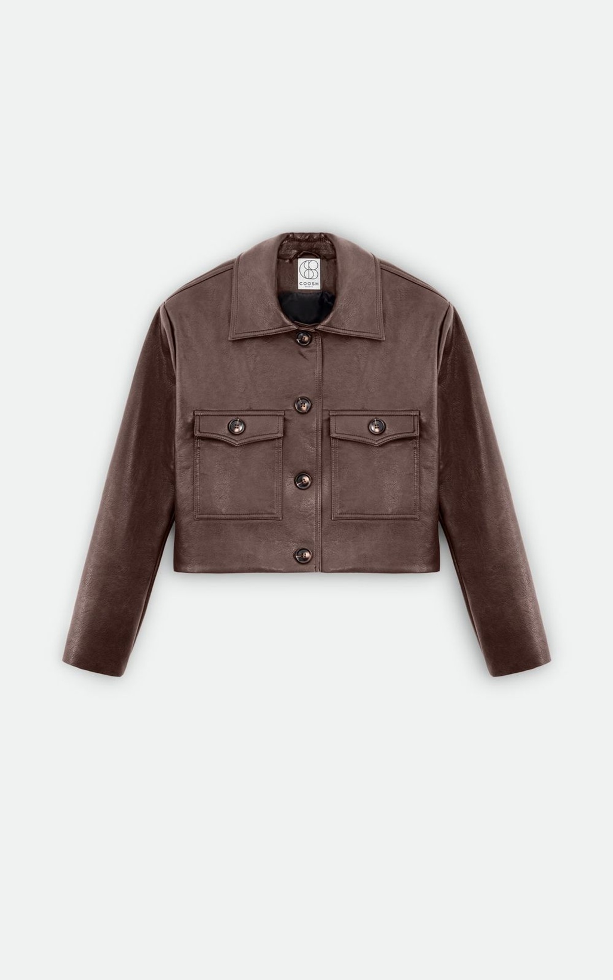 HANNA Cropped Leather Jacket