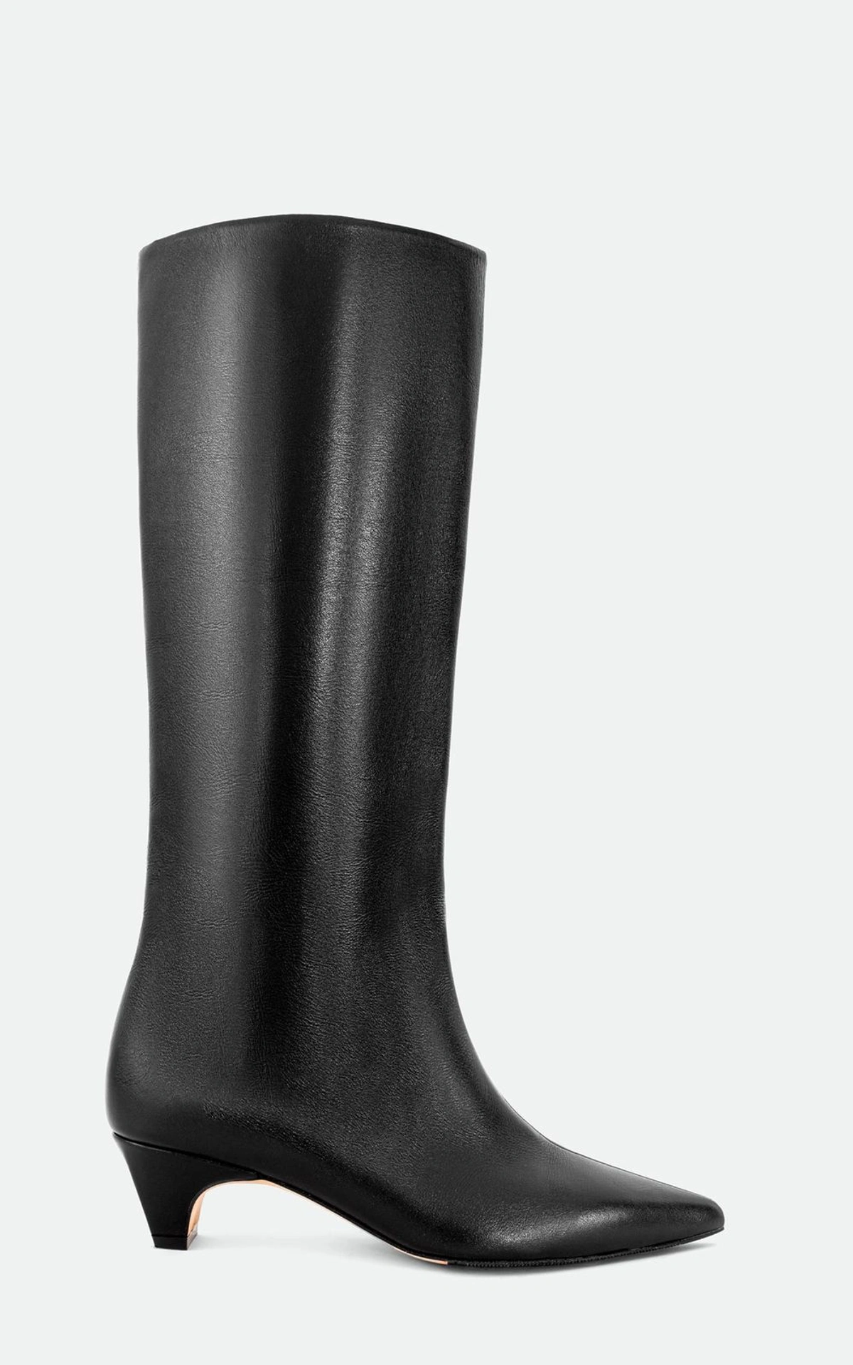 High Boots with Kitten Heels LISS in Leather