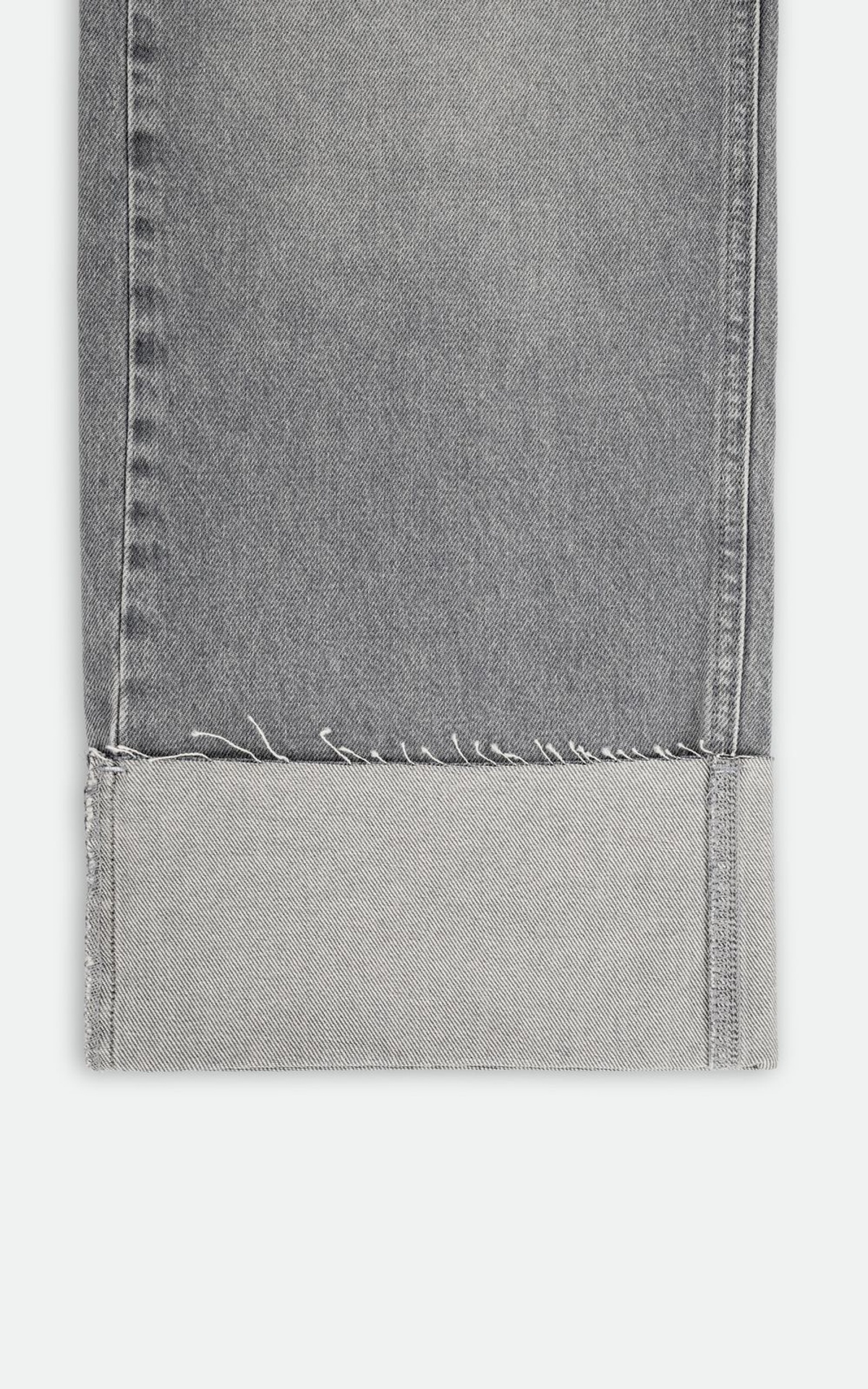 Mid-Rise Jeans with Cuffs