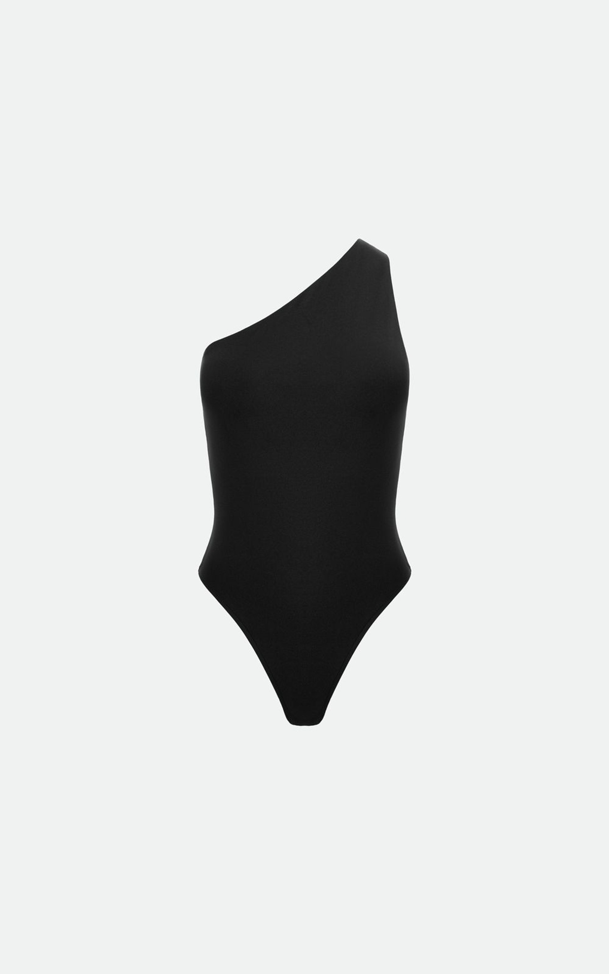 One Shoulder Bodysuit with an Open Back
