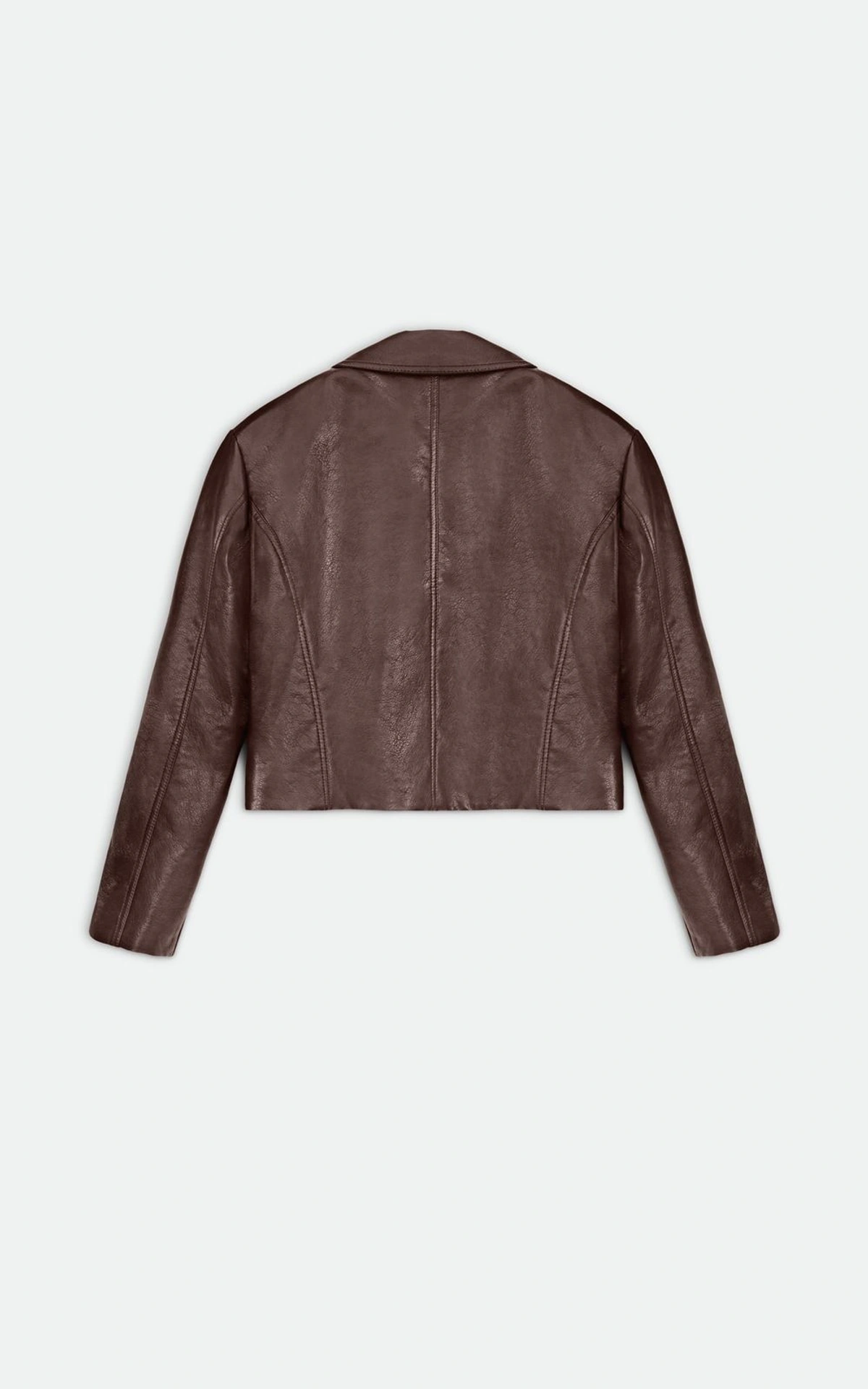 HANNA Cropped Leather Jacket