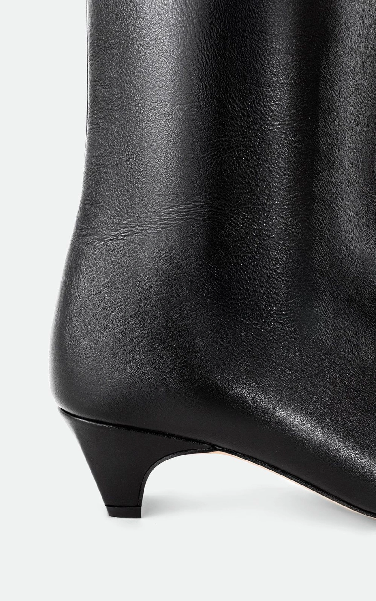 High Boots with Kitten Heels LISS in Leather