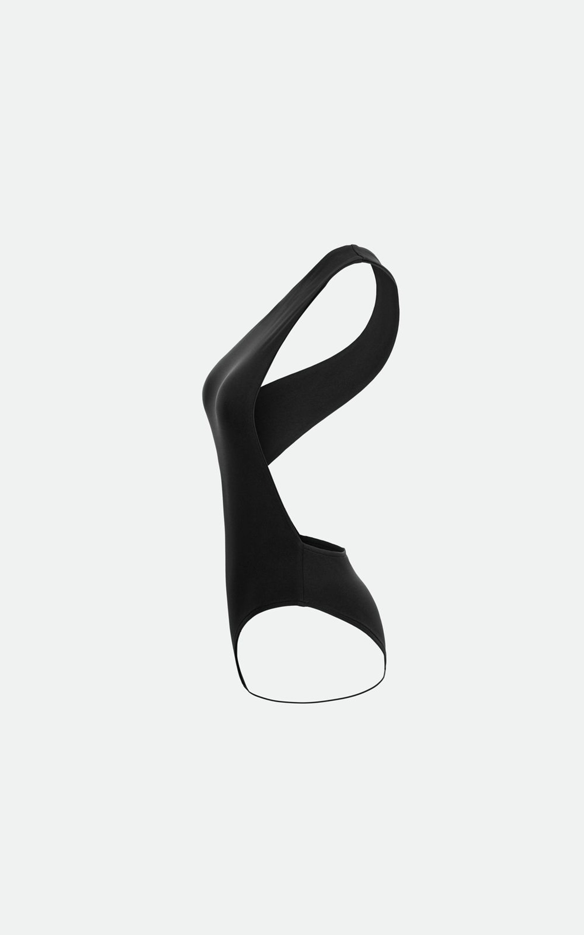 One Shoulder Bodysuit with an Open Back