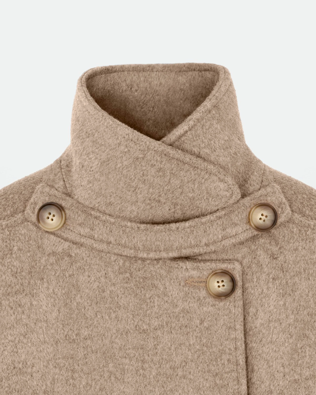 Wool Coat MARGOT with Tie Belt