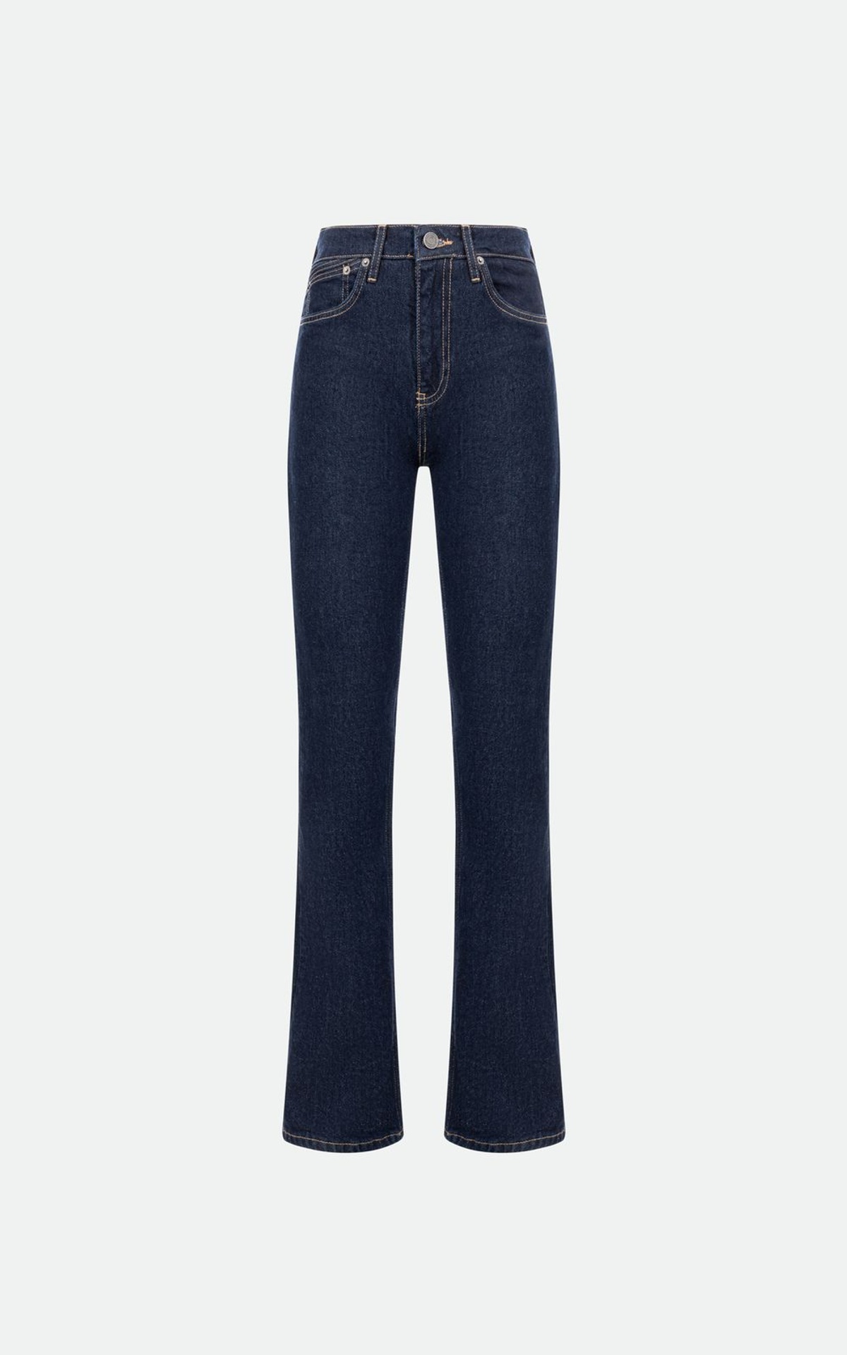 Jeansy dzwony vintage o dopasowanym kroju