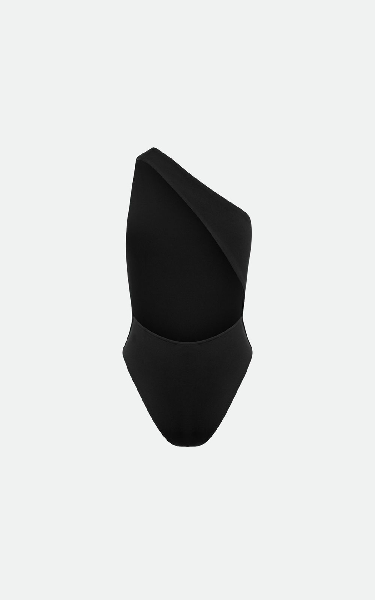 One Shoulder Bodysuit with an Open Back